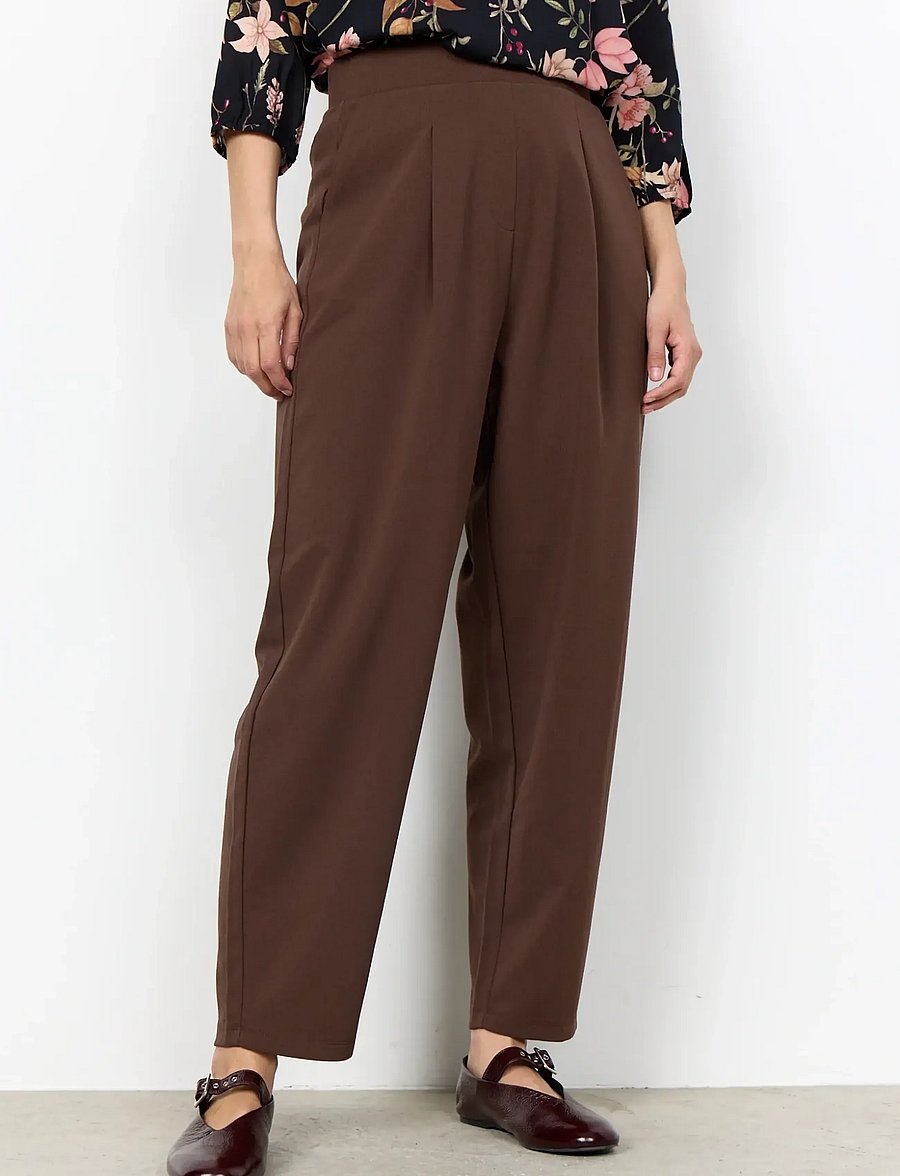 Soyaconcept - SC-SIHAM - barrel-bukser - 8694 hot fudge - 4