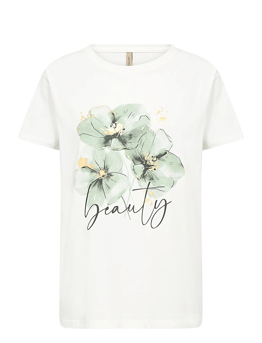 Soyaconcept - SC-RINA FP - t-shirts - 1100 offwhite - 0