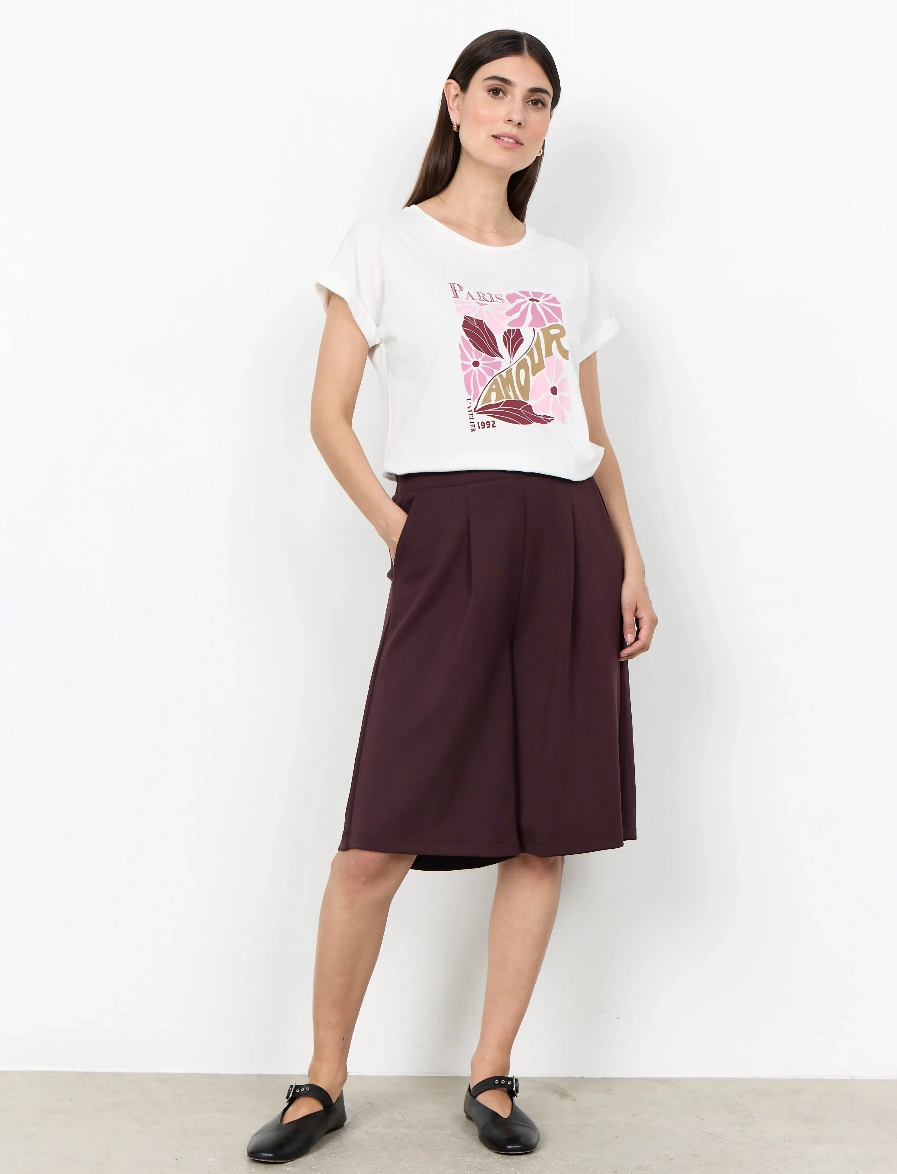 Soyaconcept - SC-RINA FP - t-shirts - 1100 offwhite - 3