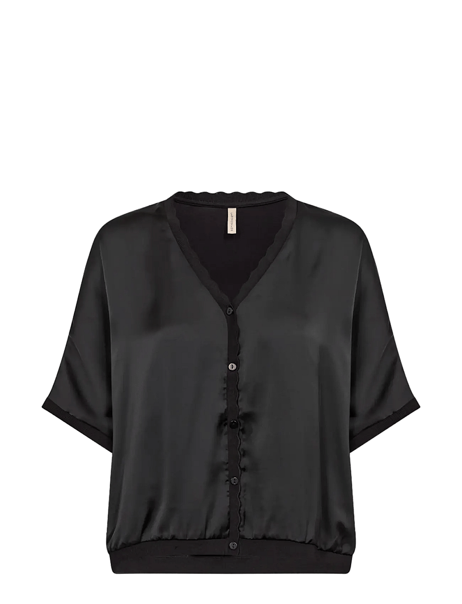 Soyaconcept - SC-THILDE - kurzärmelige blusen - 9999 black - 0
