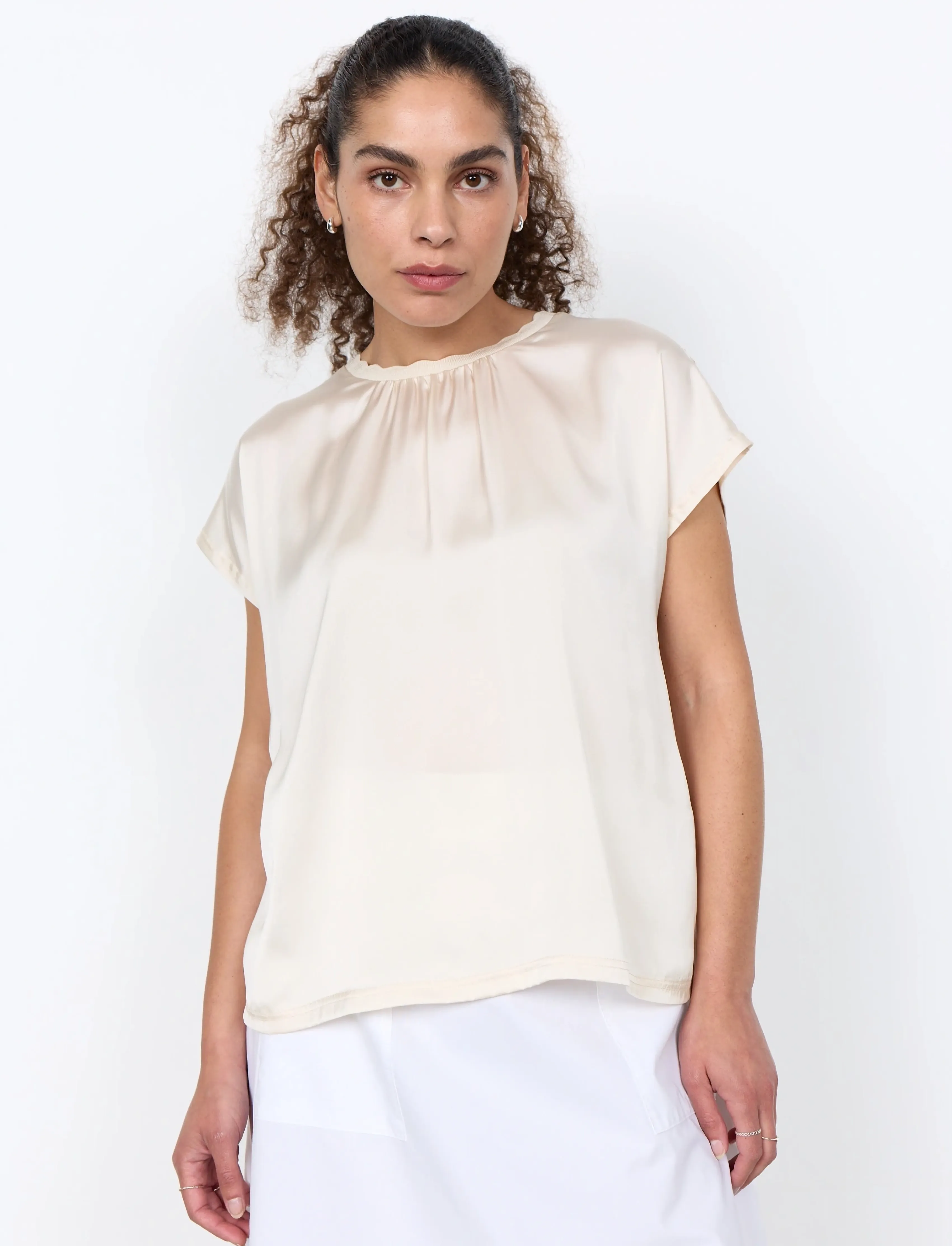 Soyaconcept SC-THILDE - T-Shirts & Tops - 1620 CREAM / cream