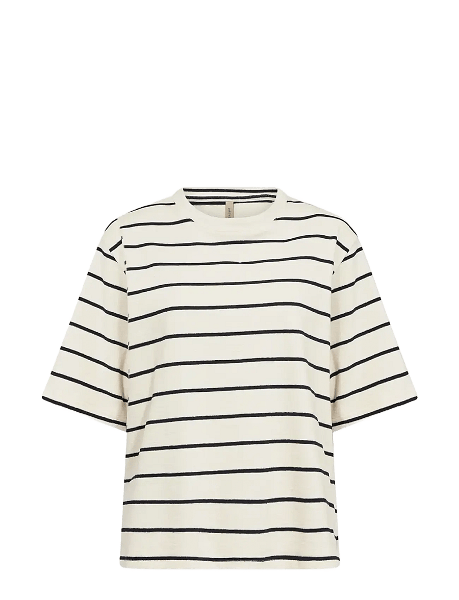 Soyaconcept - SC-GERTA - t-shirts - 1620 cream combi - 1