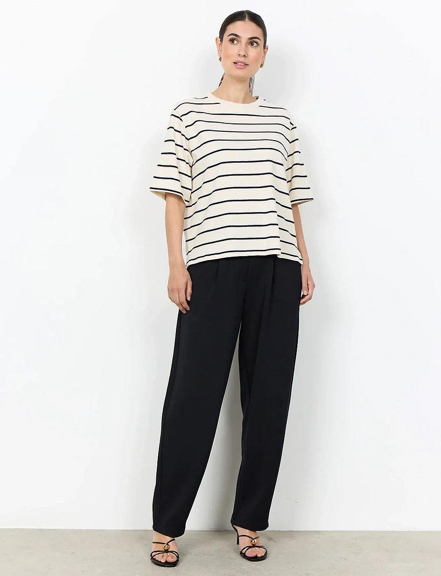 Soyaconcept - SC-GERTA - t-shirts - 1620 cream combi - 4