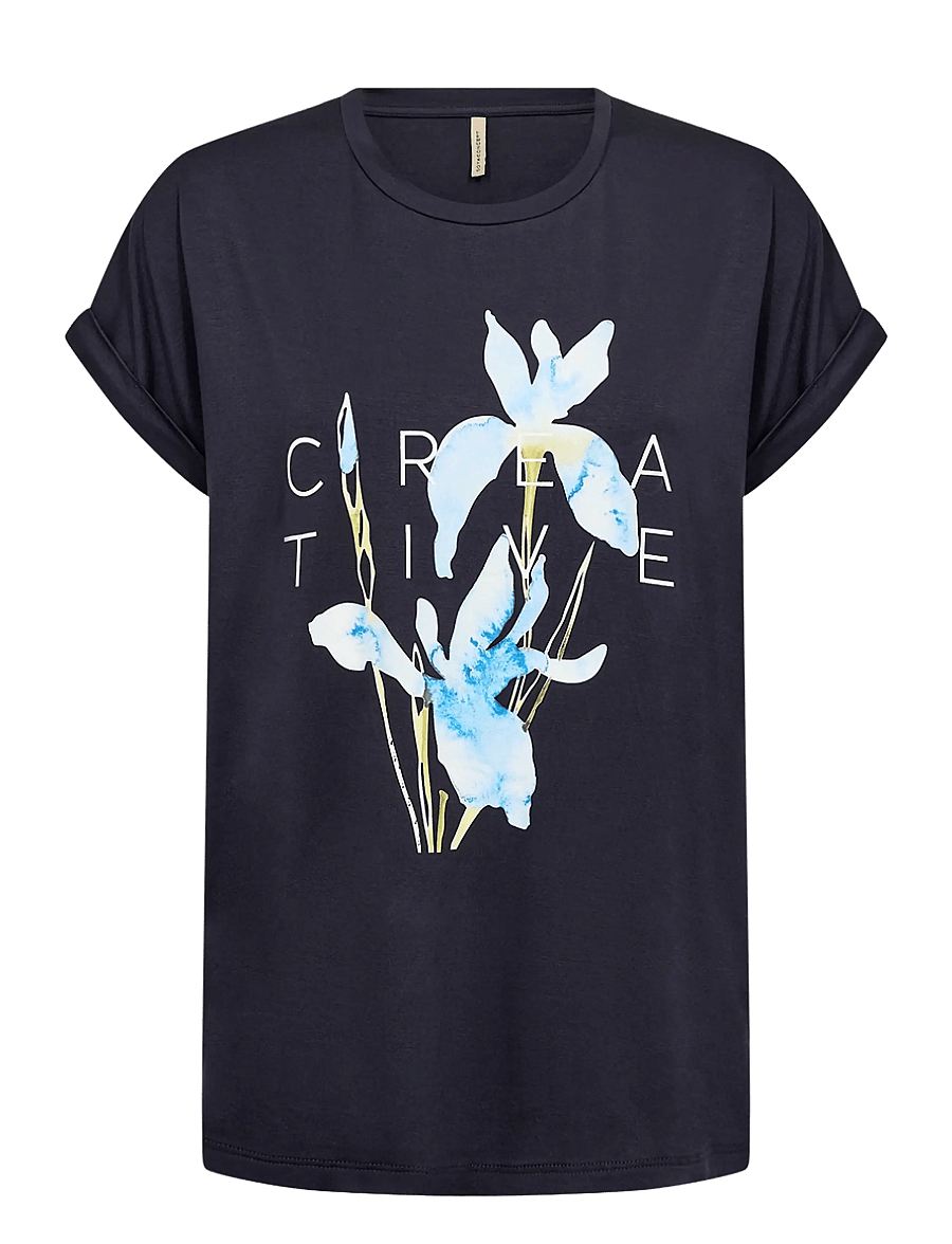 Soyaconcept - SC-MARICA FP - t-shirts - 6910 navy - 0