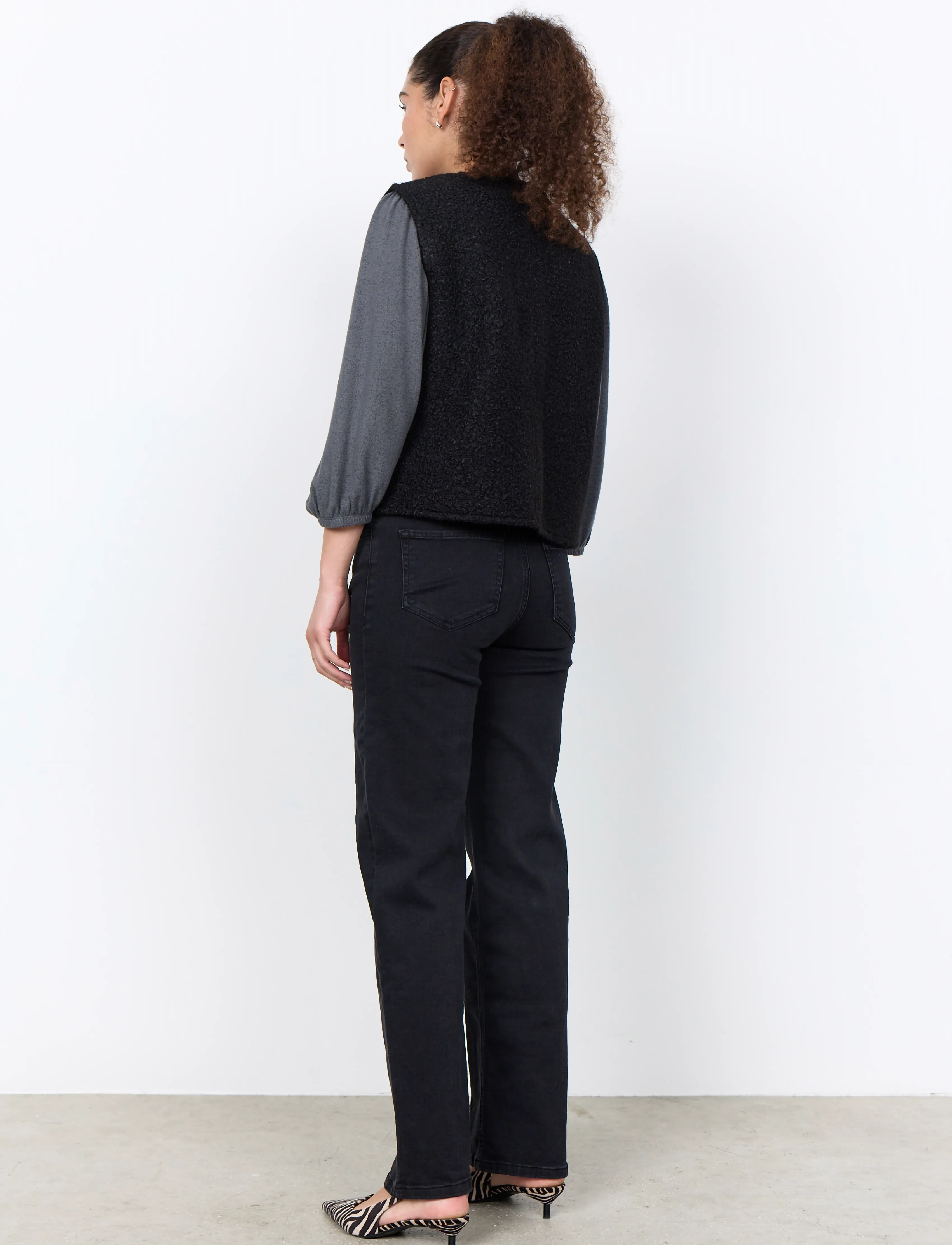 Soyaconcept - SC-SHAIMA - fleece- und teddy-westen - 9999 black - 4