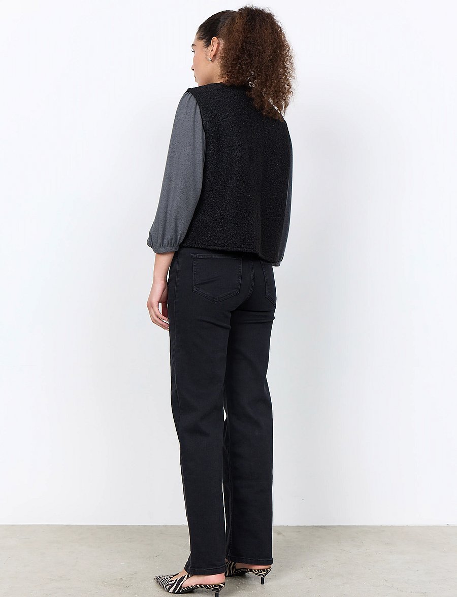 Soyaconcept - SC-SHAIMA - fleece- und teddy-westen - 9999 black - 4