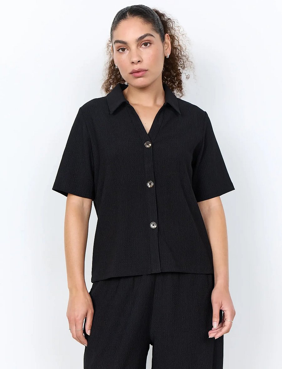 Soyaconcept - SC-DELAL - kurzärmlige hemden - 9999 black - 0