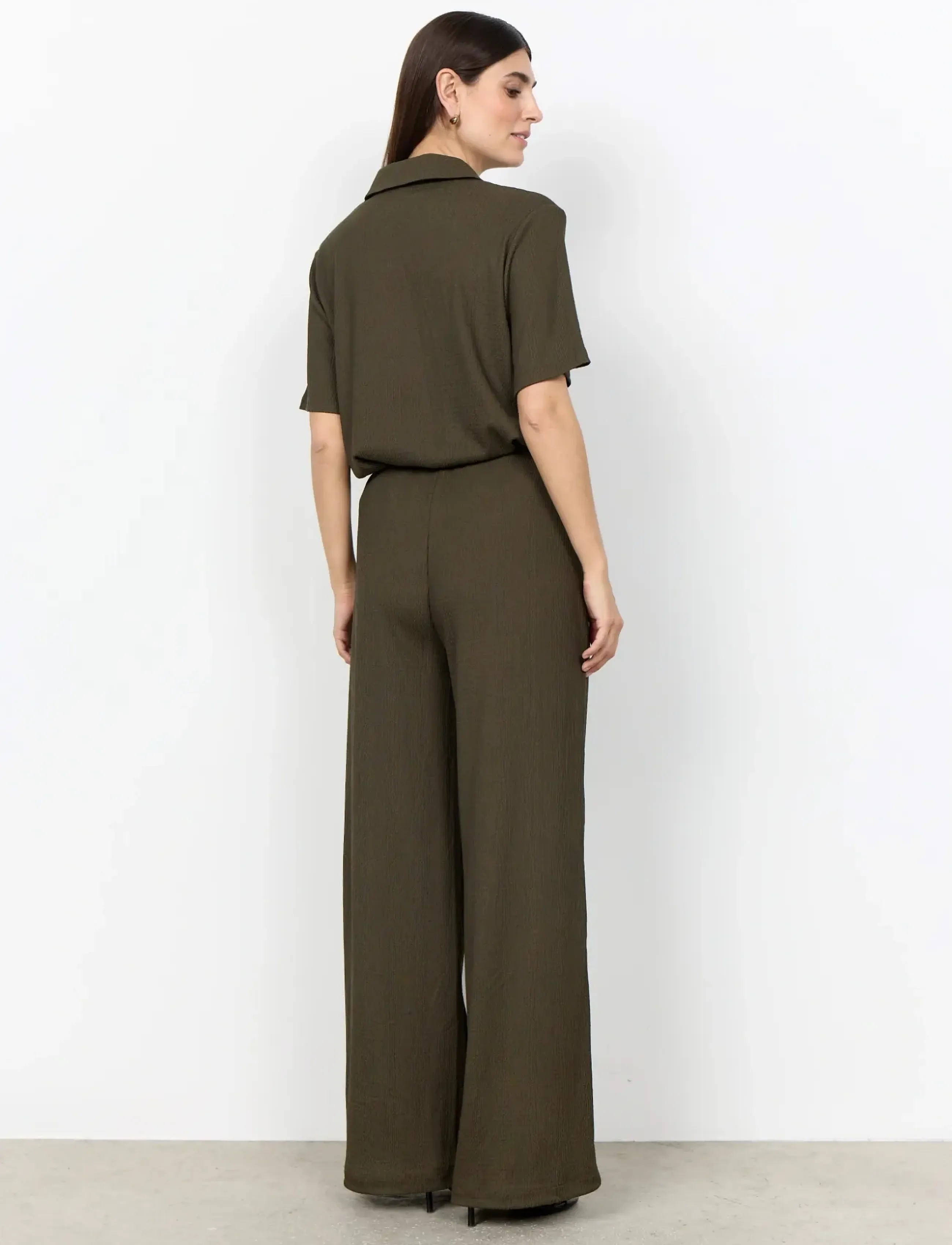 Soyaconcept - SC-DELAL - laia säärega püksid - 7920 dark army - 3