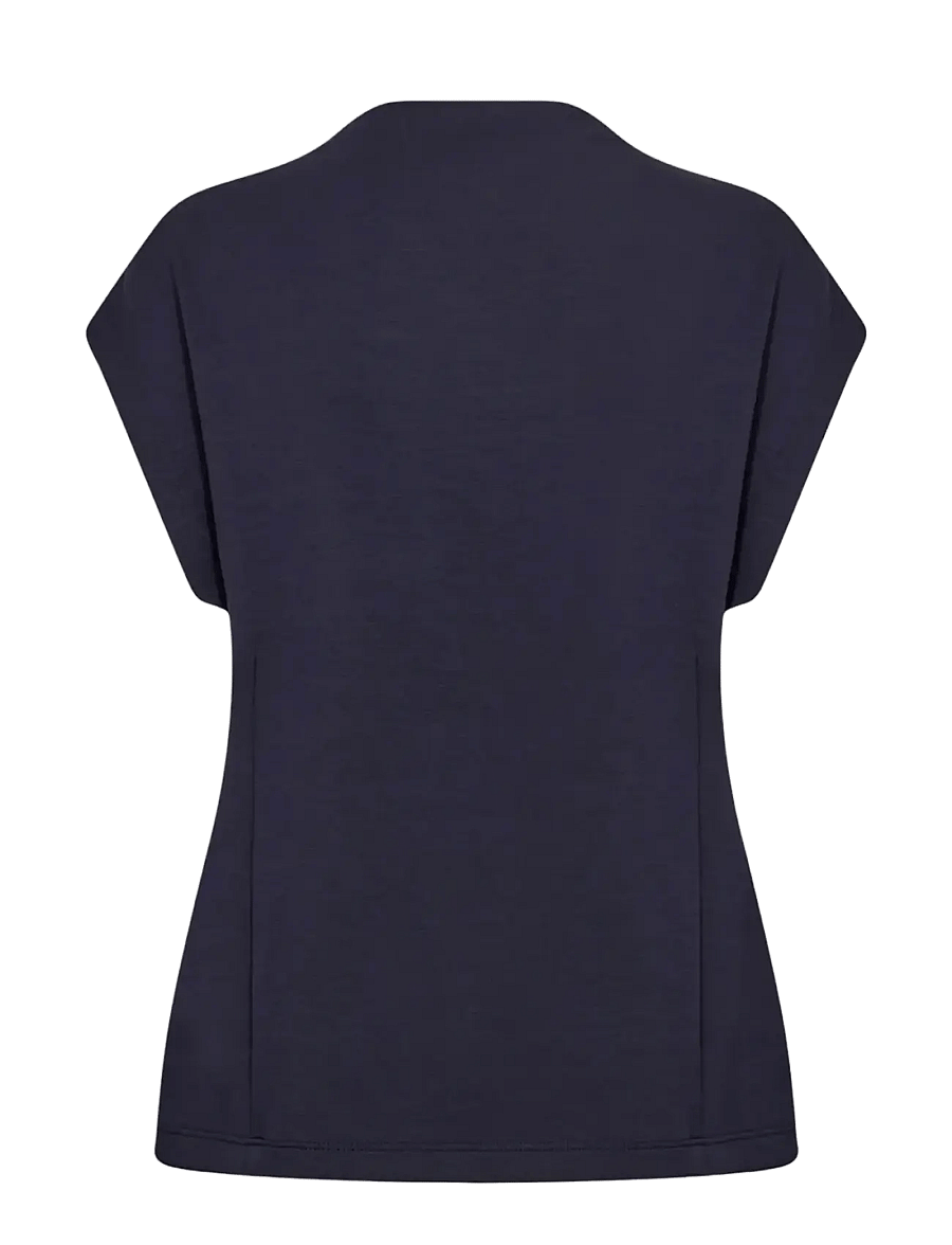 Soyaconcept - SC-BANU - kortærmede bluser - 6910 navy - 2