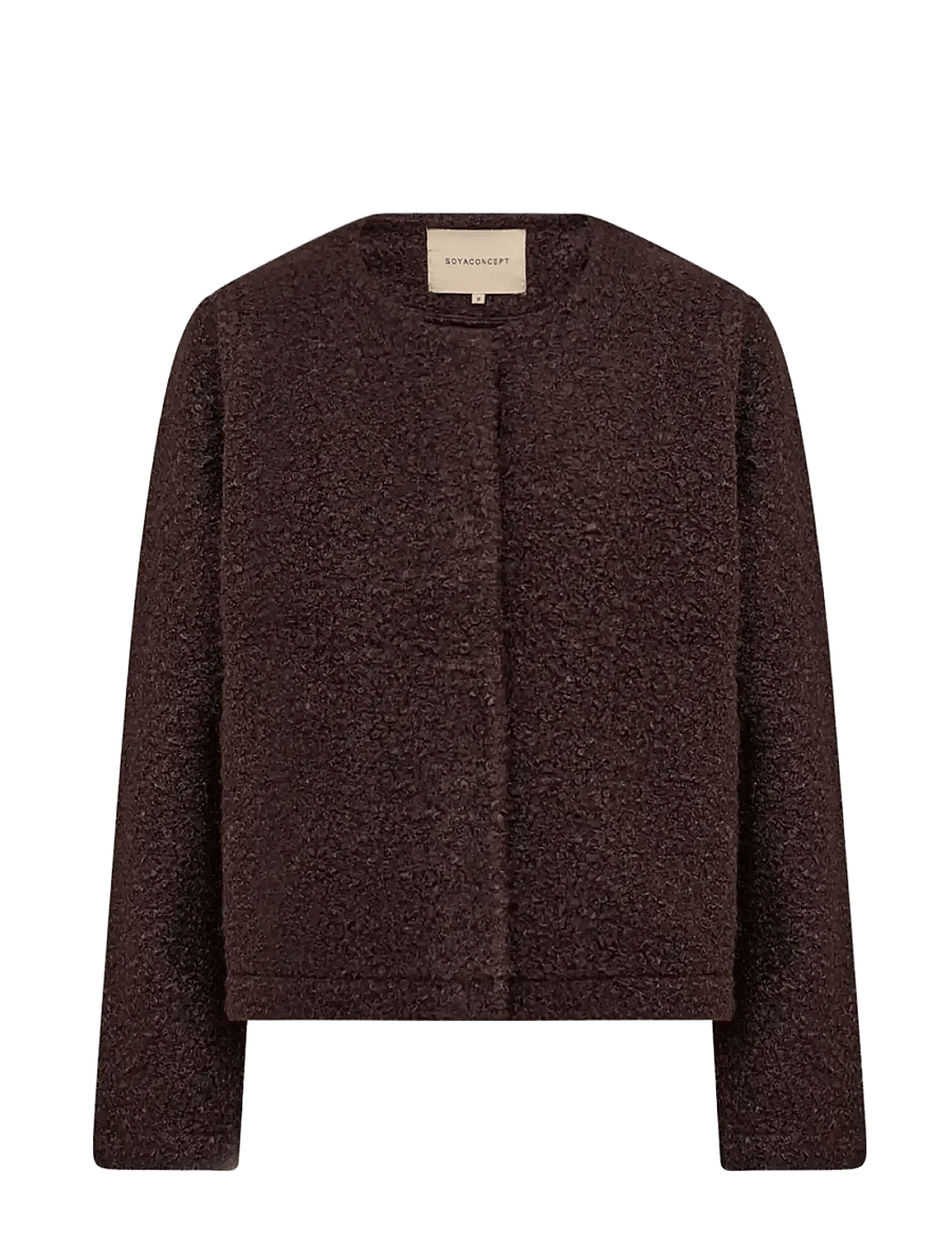 Soyaconcept - SC-SHAIMA - forårsjakker - 8980 chocolate plum - 1
