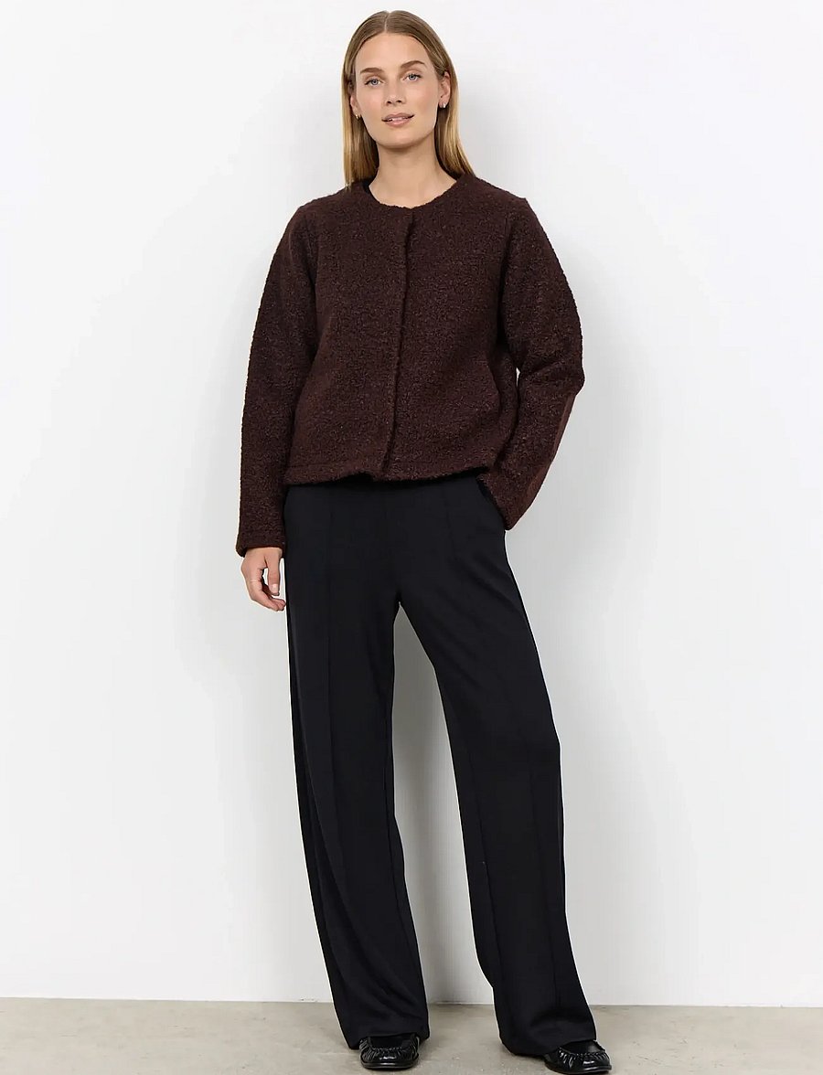 Soyaconcept - SC-SHAIMA - forårsjakker - 8980 chocolate plum - 4