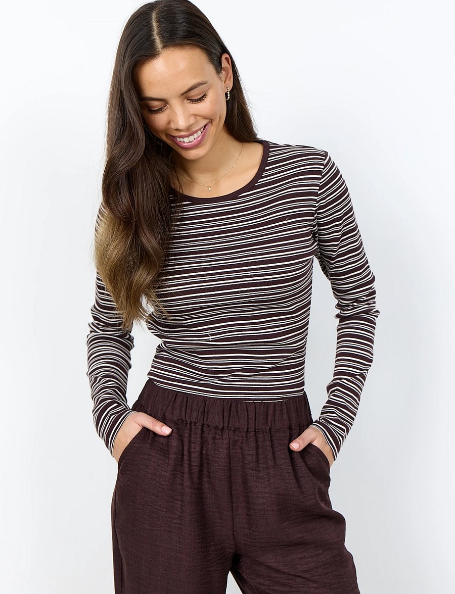Soyaconcept - SC-HAYLEE - 8980c chocolate plum combi - 0