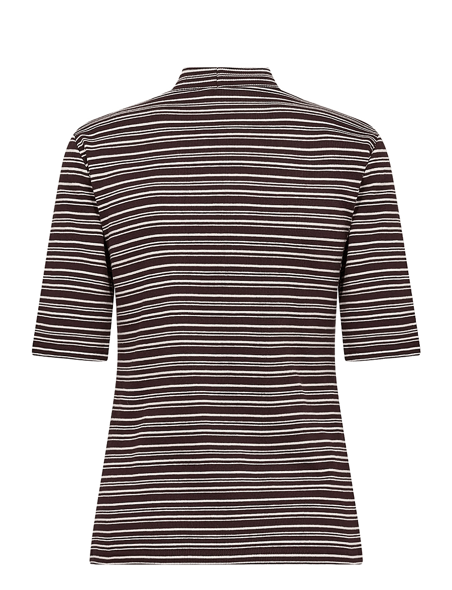 Soyaconcept - SC-HAYLEE - t-shirts - 8980c chocolate plum combi - 2