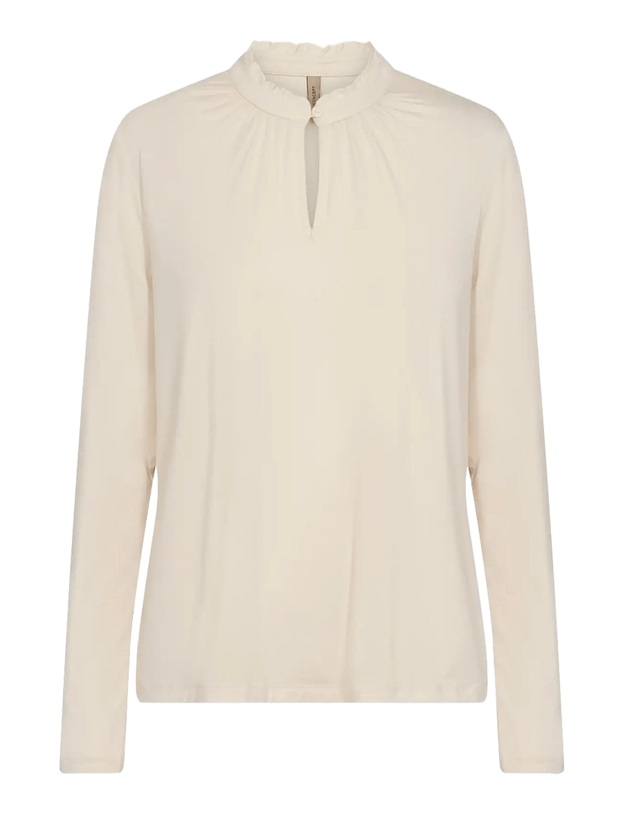 Soyaconcept - SC-MARICA - langärmelige blusen - 1620 cream - 0