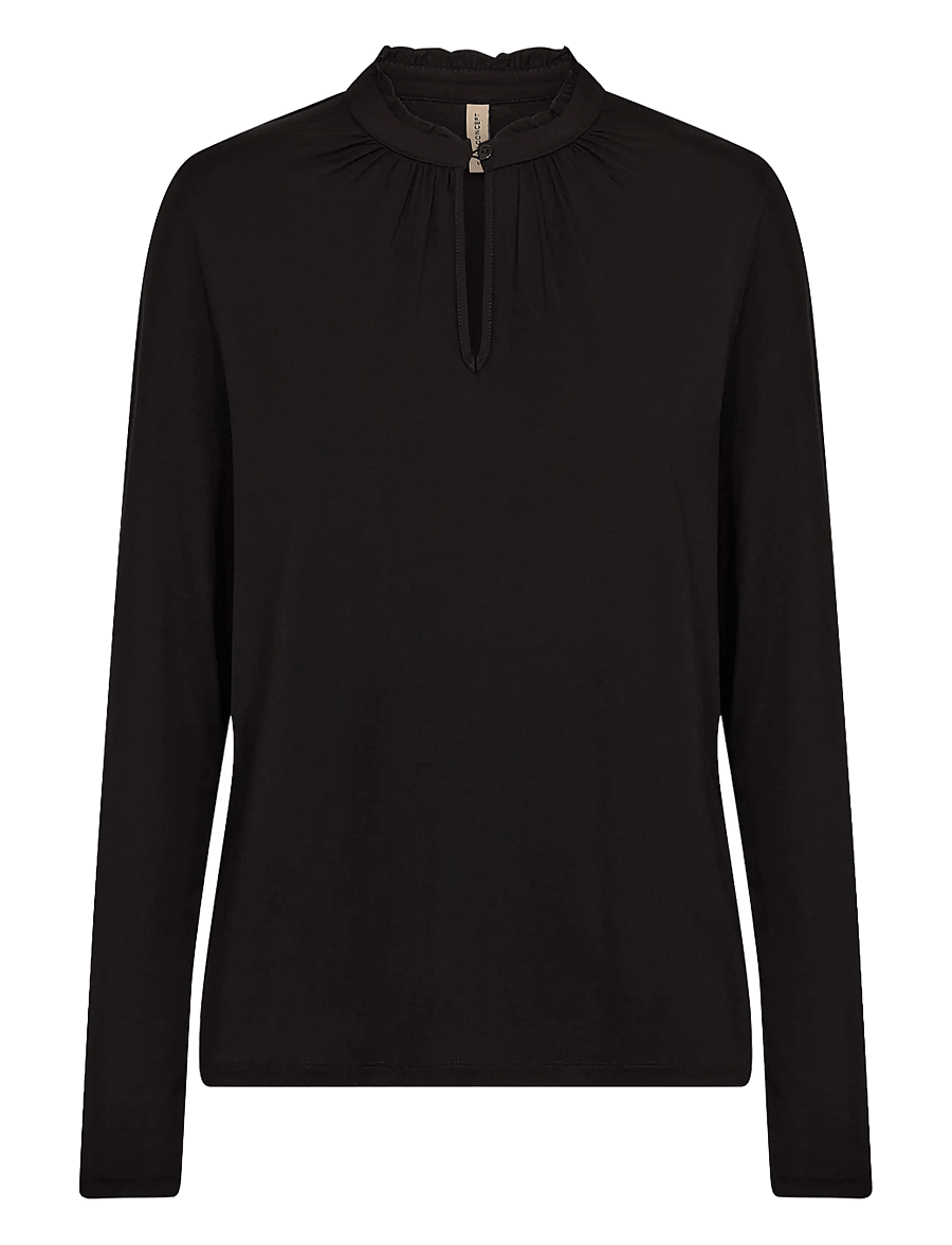 Soyaconcept - SC-MARICA - langärmelige blusen - 9999 black - 1