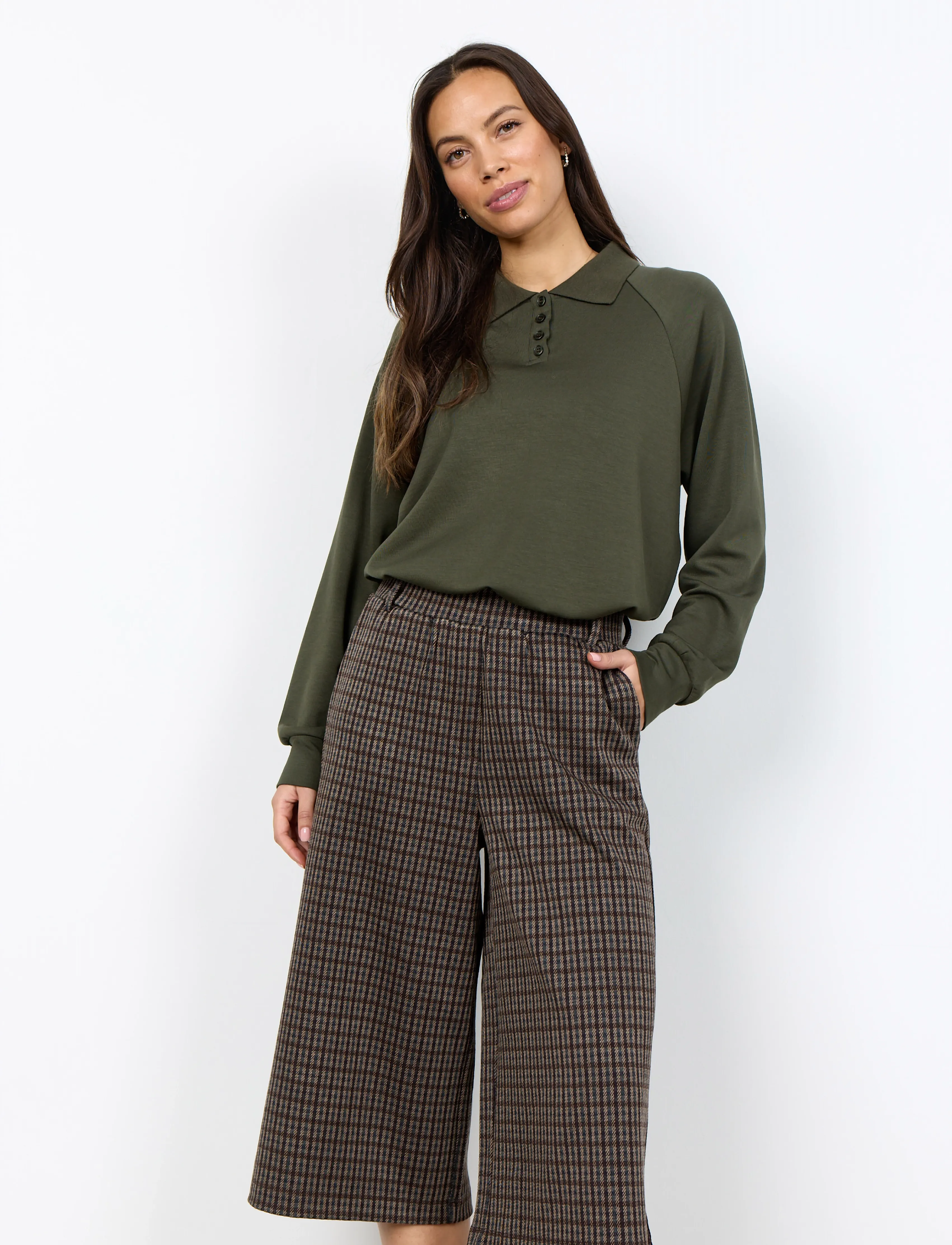 Soyaconcept SC-HEKLA - Hosen - 8980C CHOCOLATE PLUM COMBI / brown
