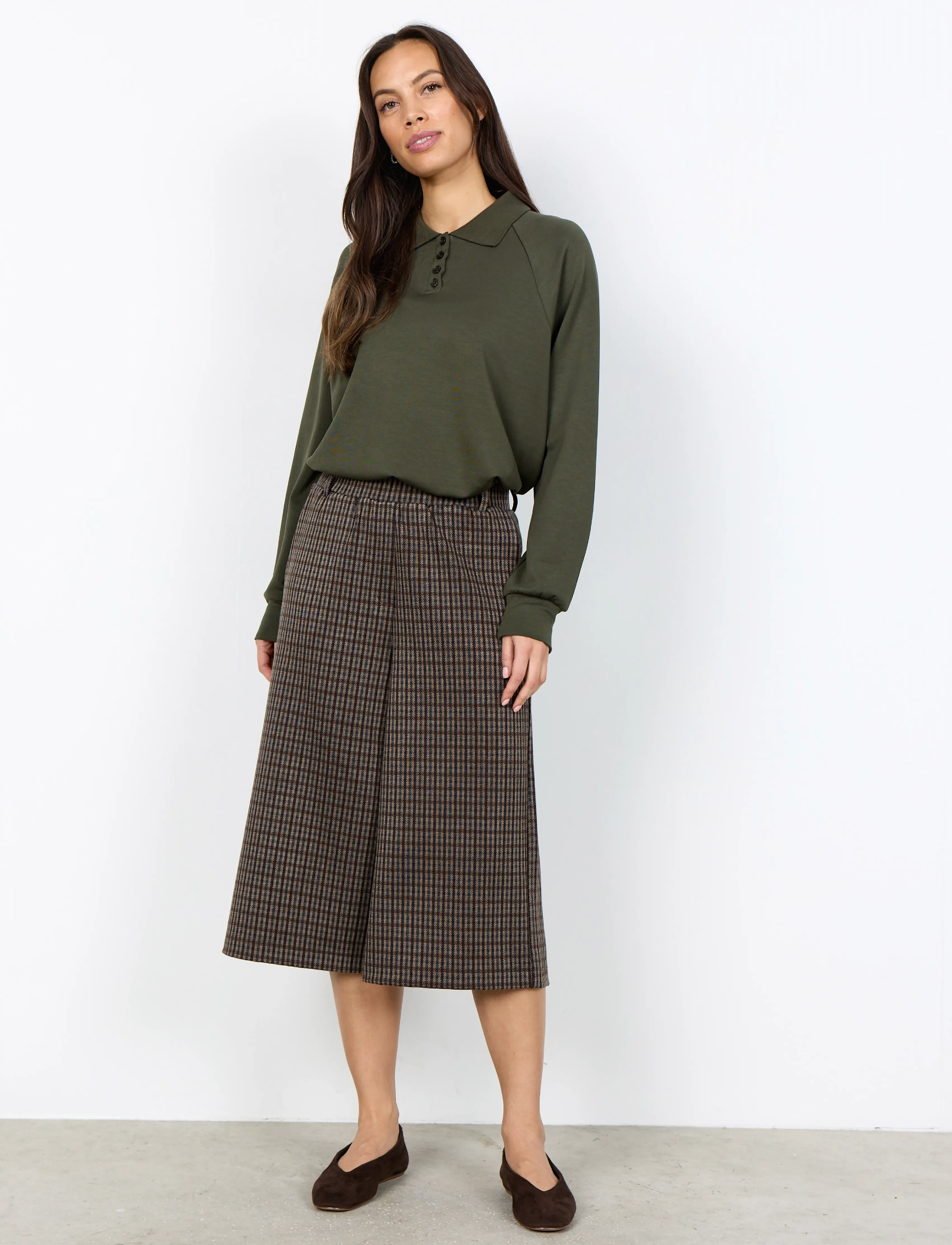 Soyaconcept - SC-HEKLA - culottes - 8980c chocolate plum combi - 3