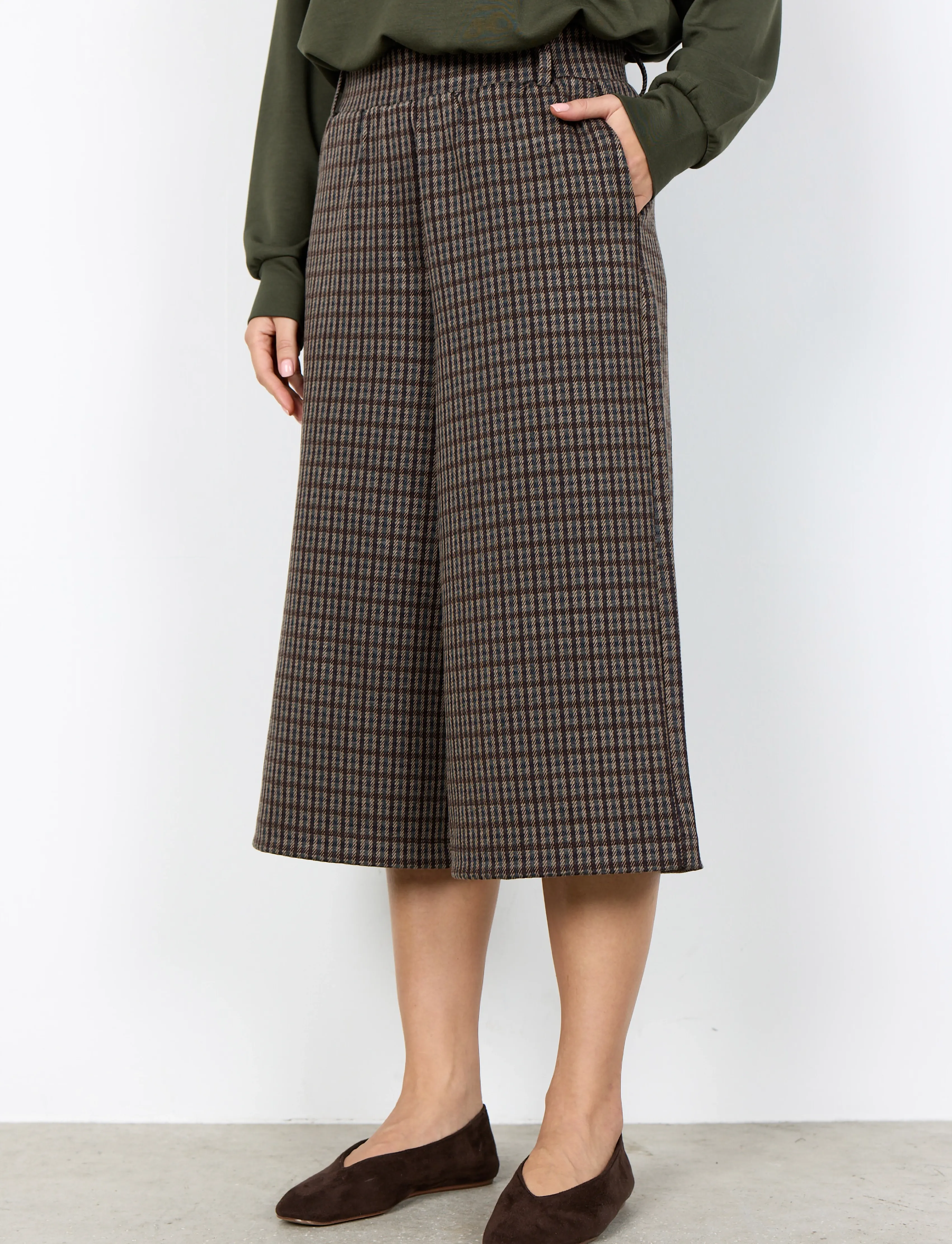 Soyaconcept - SC-HEKLA - culottes - 8980c chocolate plum combi - 4