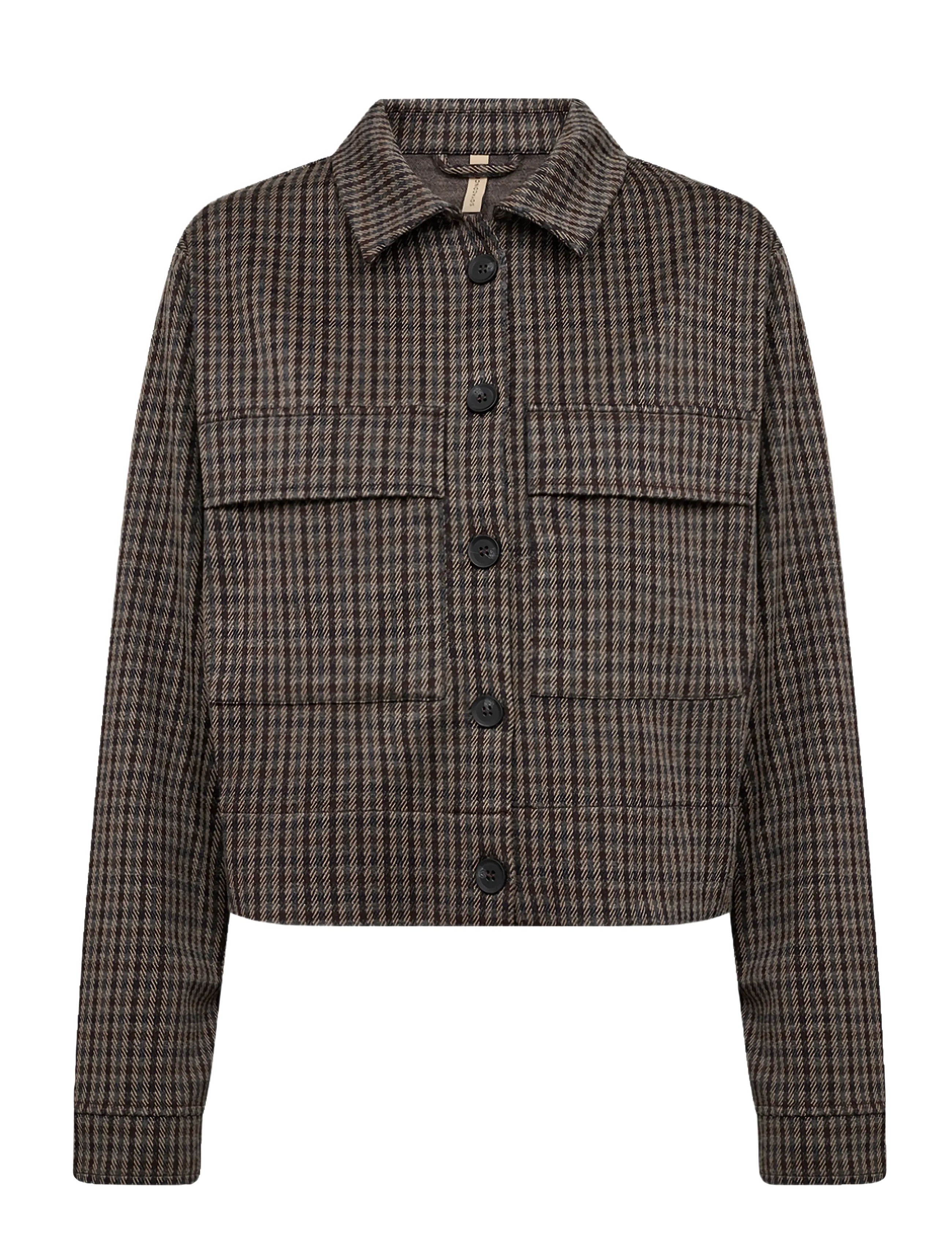 Soyaconcept - SC-HEKLA - utility-jacken - 8980c chocolate plum combi - 1
