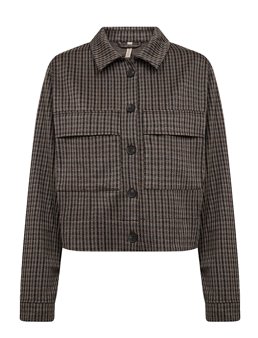 Soyaconcept - SC-HEKLA - utility-jacken - 8980c chocolate plum combi - 1