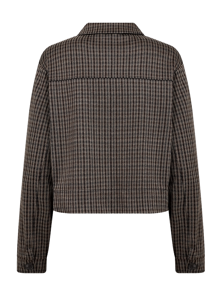 Soyaconcept - SC-HEKLA - utility-jacken - 8980c chocolate plum combi - 2