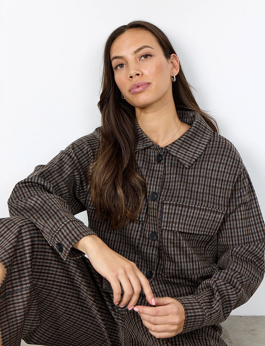 Soyaconcept - SC-HEKLA - utility-jacken - 8980c chocolate plum combi - 0