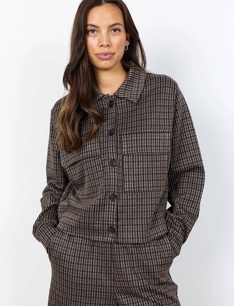 Soyaconcept - SC-HEKLA - utility-jacken - 8980c chocolate plum combi - 3