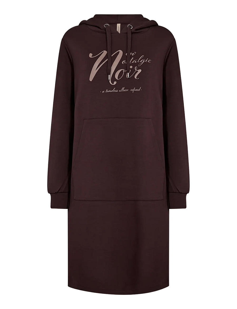 Soyaconcept - SC-BANU - midikleider - 8980 chocolate plum - 1