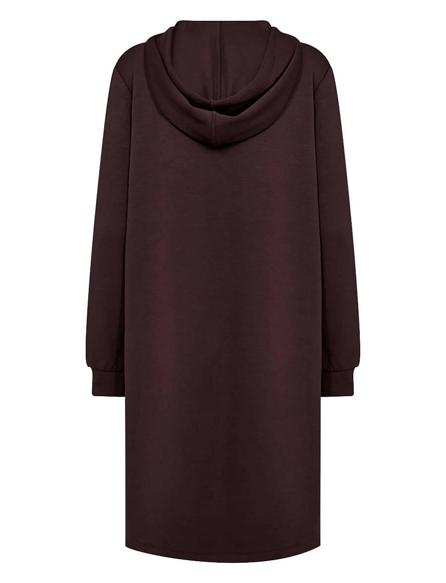 Soyaconcept - SC-BANU - midikleider - 8980 chocolate plum - 2