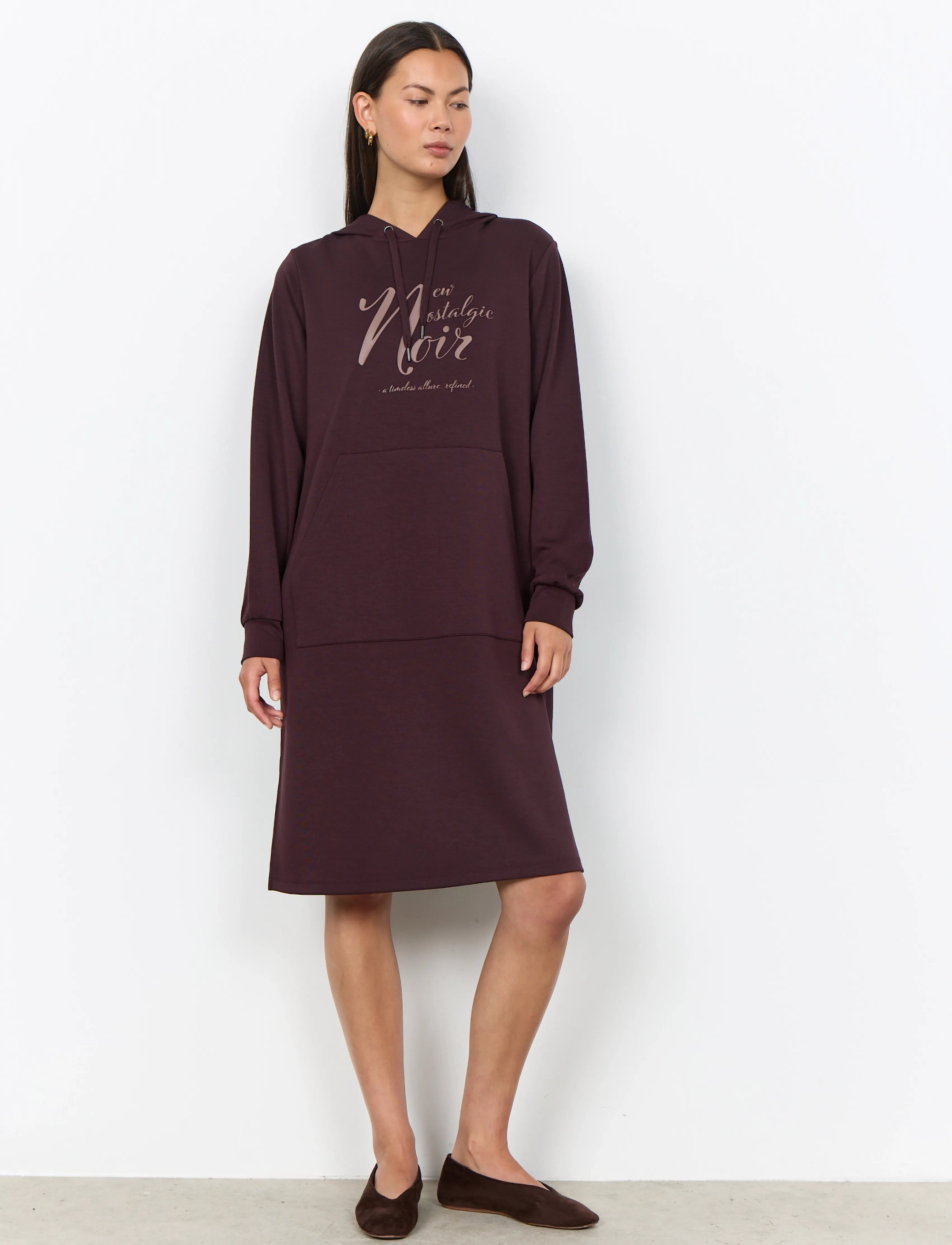 Soyaconcept - SC-BANU - midikleider - 8980 chocolate plum - 3