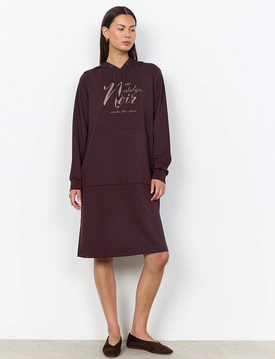 Soyaconcept - SC-BANU - midikleider - 8980 chocolate plum - 3