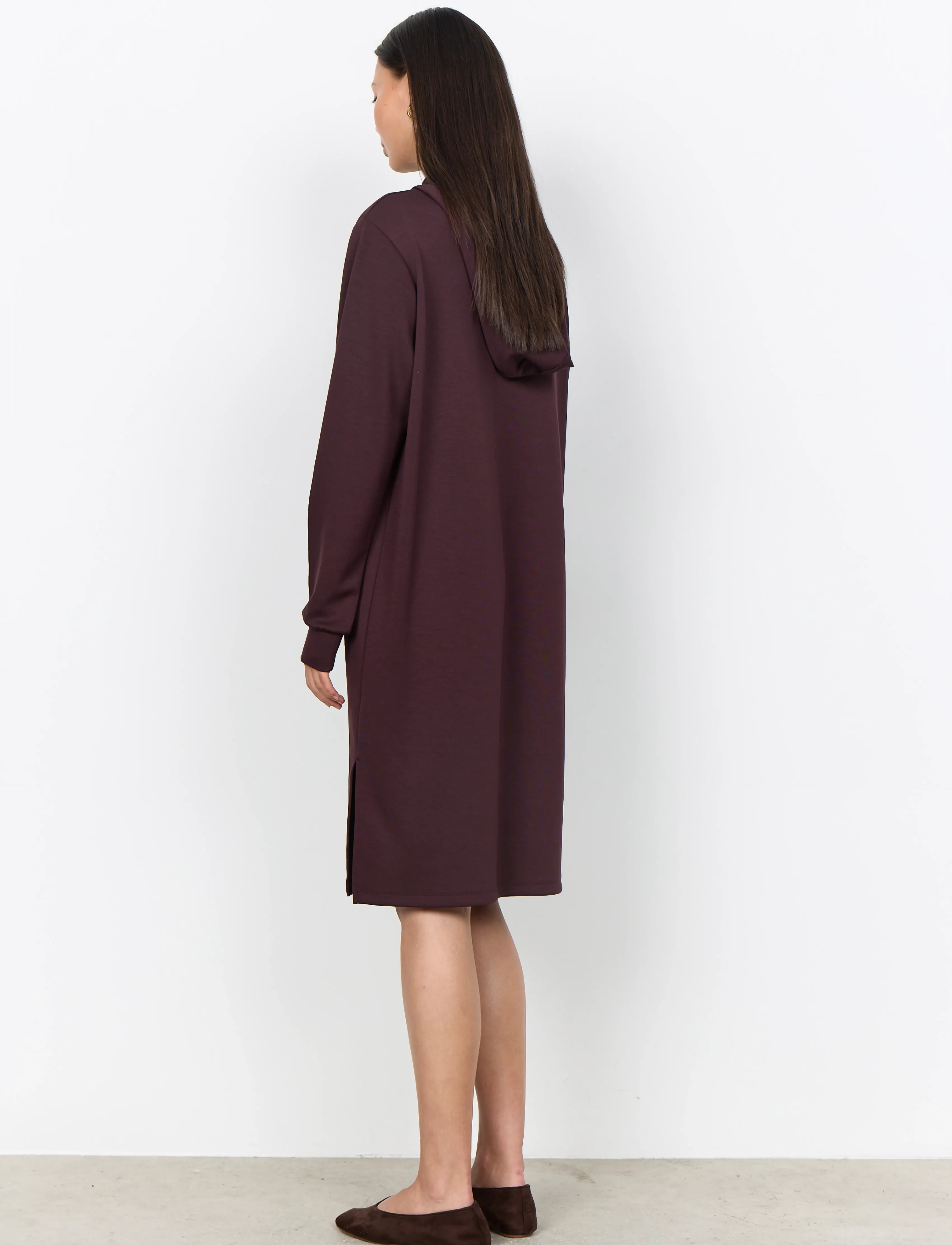 Soyaconcept - SC-BANU - midikleider - 8980 chocolate plum - 4