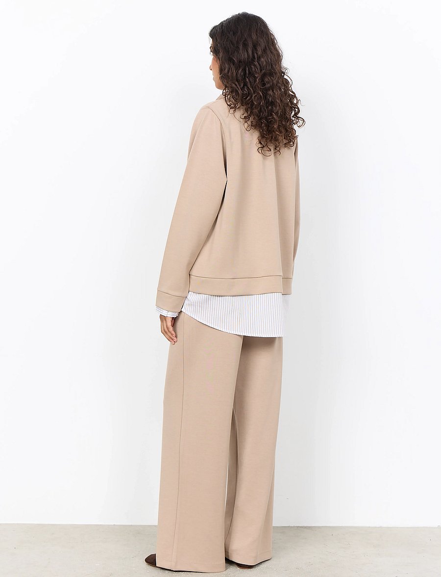 Soyaconcept - SC-BANU - langärmelige blusen - 8030 camel combi - 4