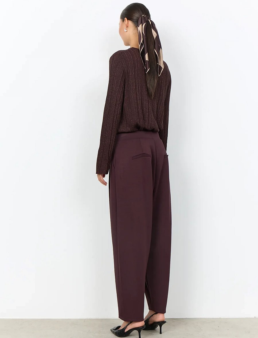 Soyaconcept - SC-BANU - sirged püksid - 8980 chocolate plum - 3