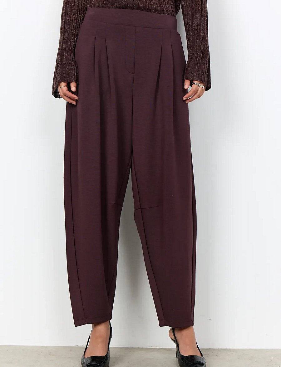 Soyaconcept - SC-BANU - sirged püksid - 8980 chocolate plum - 4