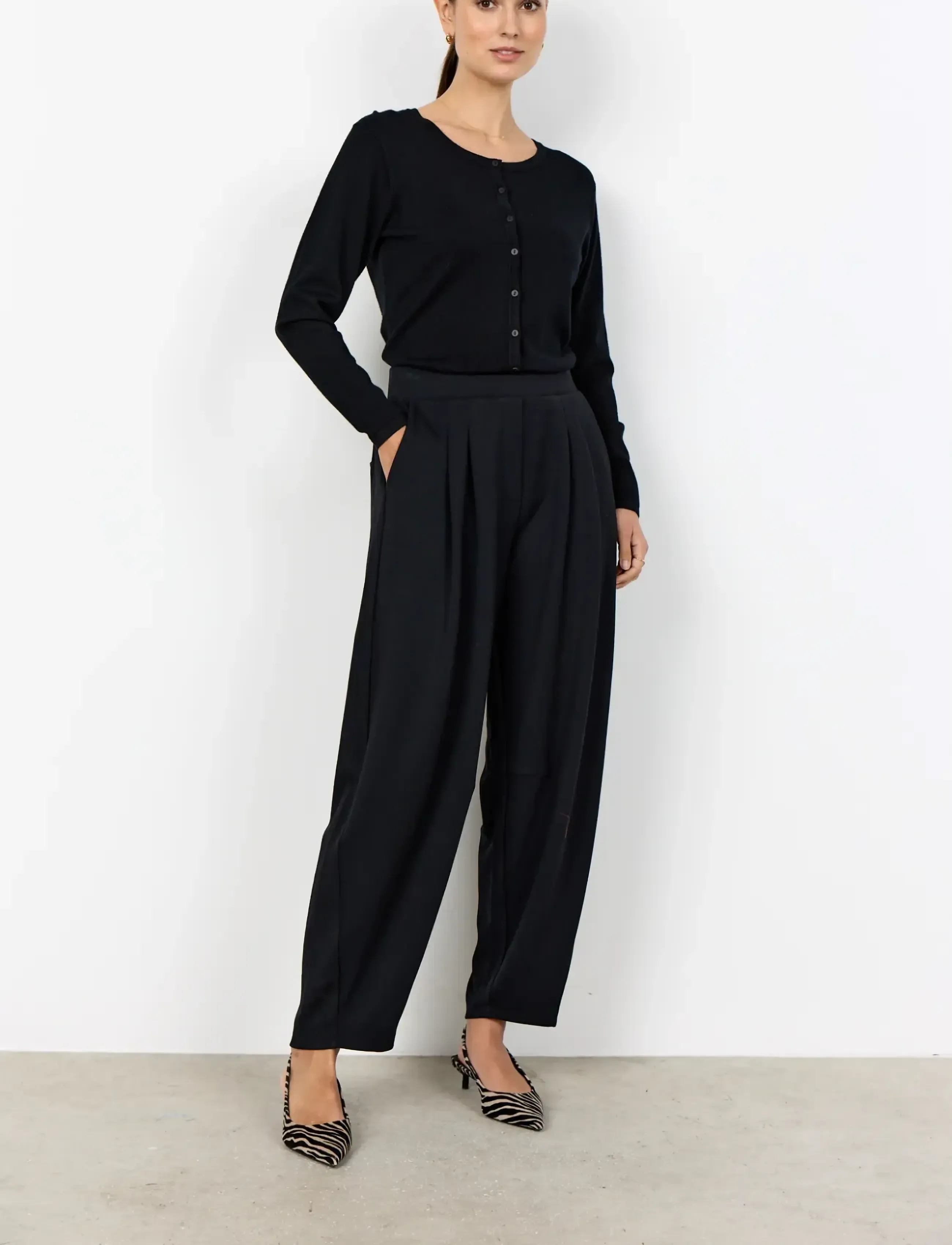 Soyaconcept SC-BANU - Hosen - 9999 BLACK / black