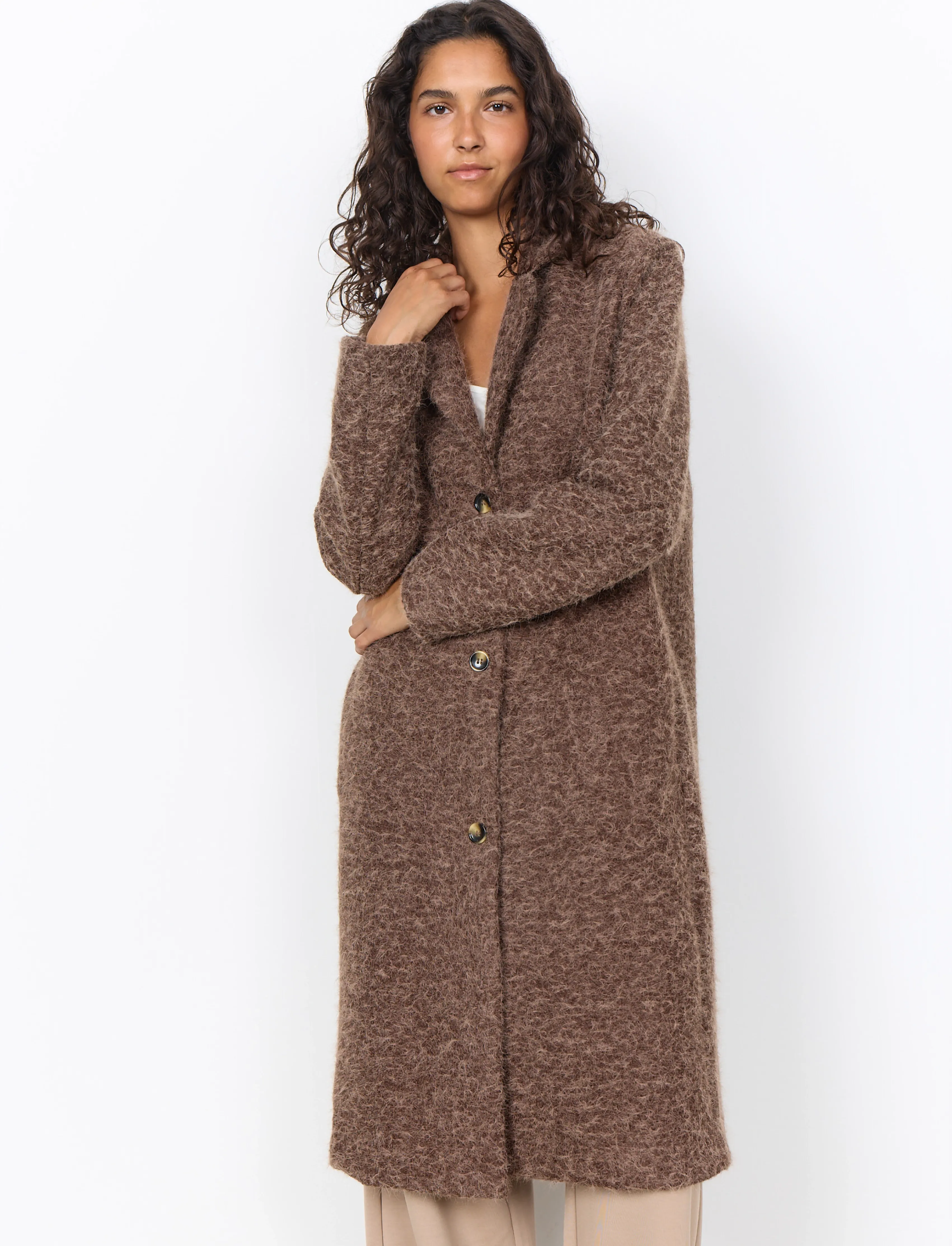 Soyaconcept SC-HIRA - Tøj - 98980 CHOCOLATE PLUM MELANGE / brown
