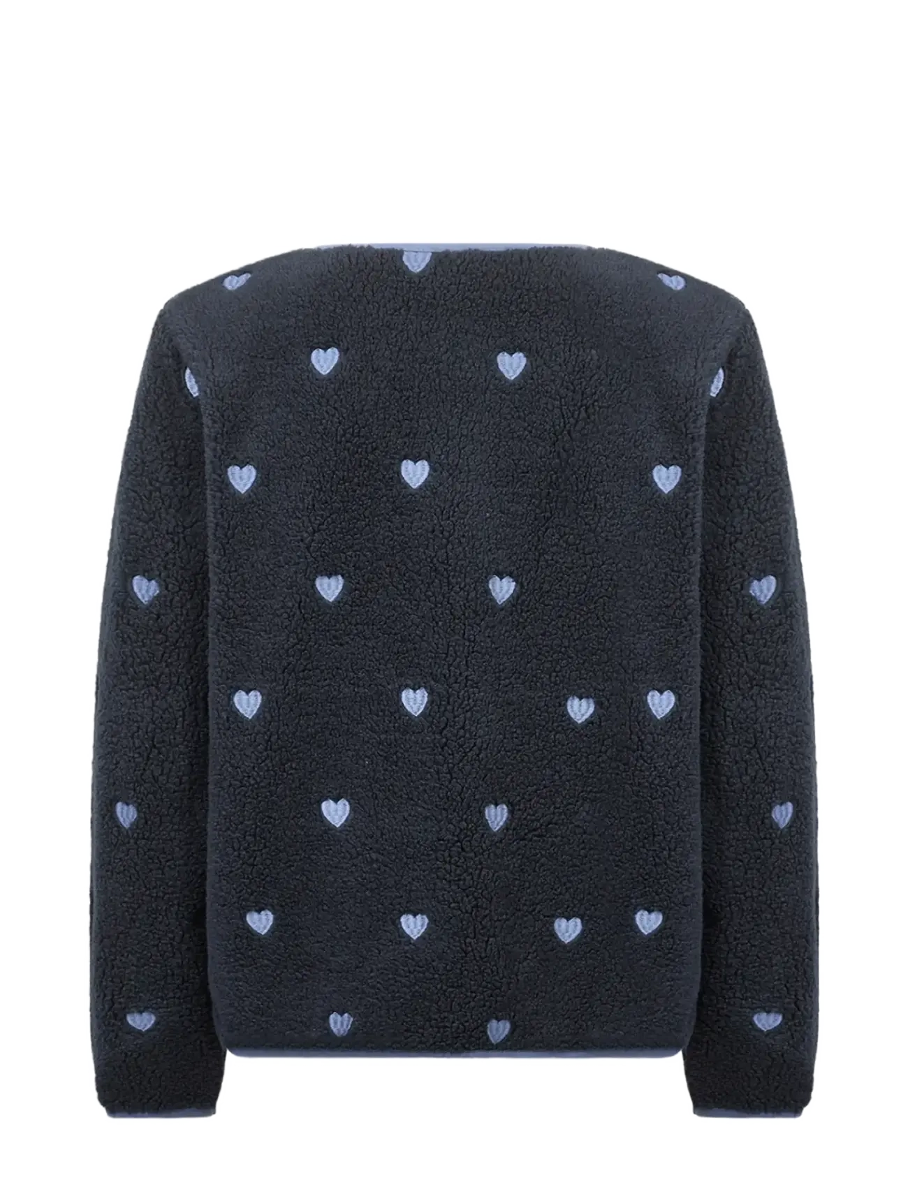 Soyaconcept - SC-HANNE - faux fur jakker - 6910 navy combi - 1