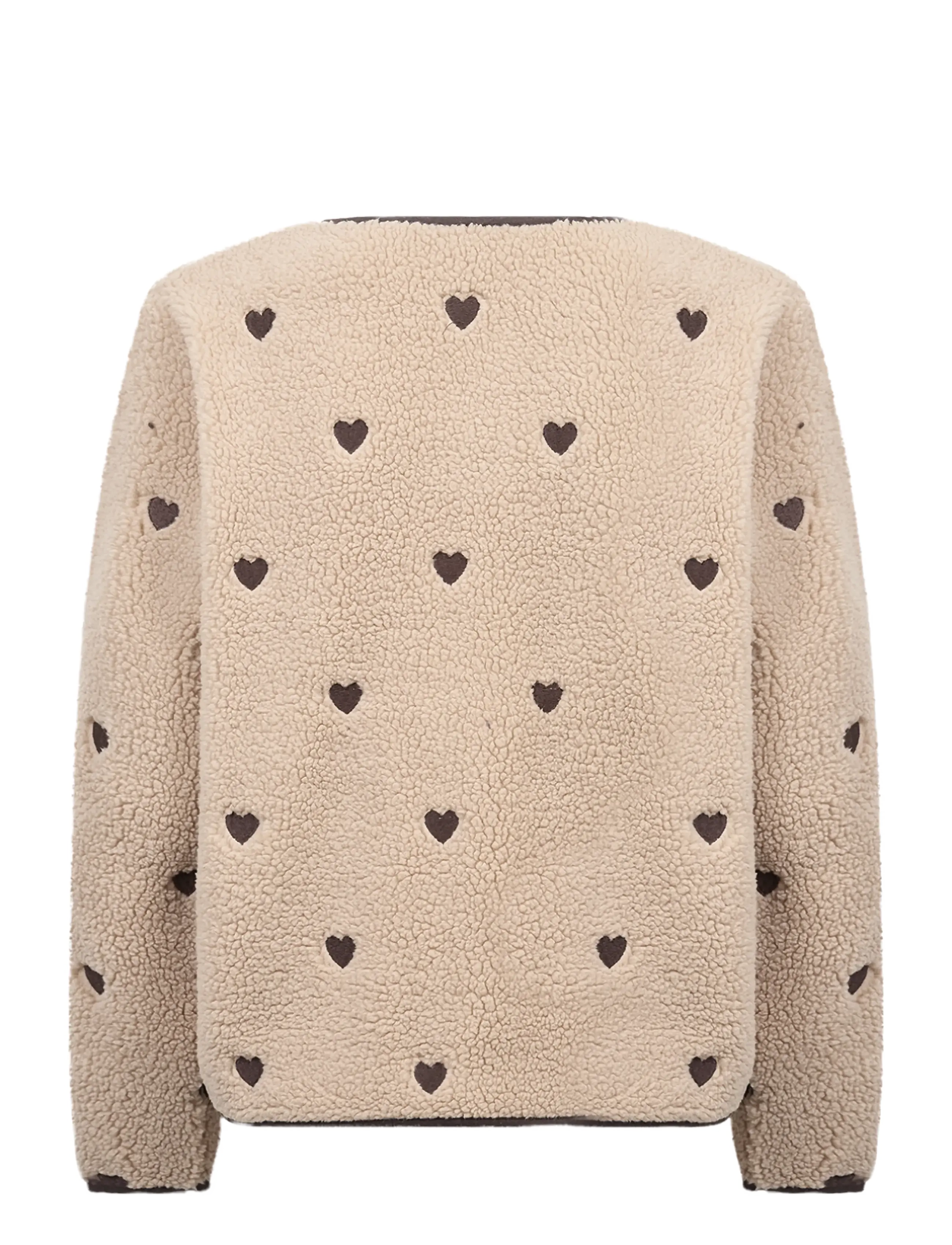 Soyaconcept - SC-HANNE - faux fur jakker - 8030 camel combi - 1