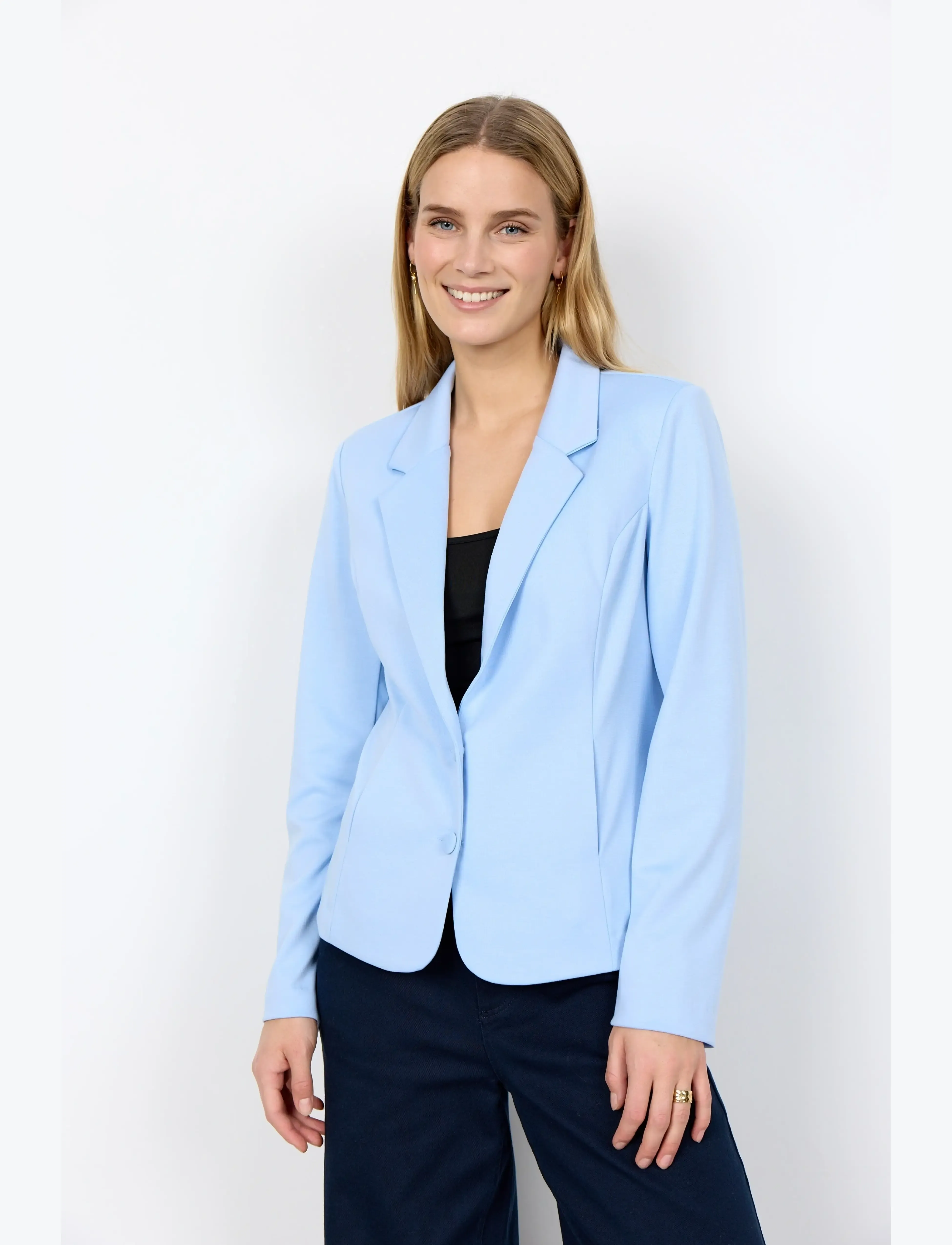 Soyaconcept Sc-Daniela, XS, Blue, Blazere > Enkeltradede Blazere, Dame