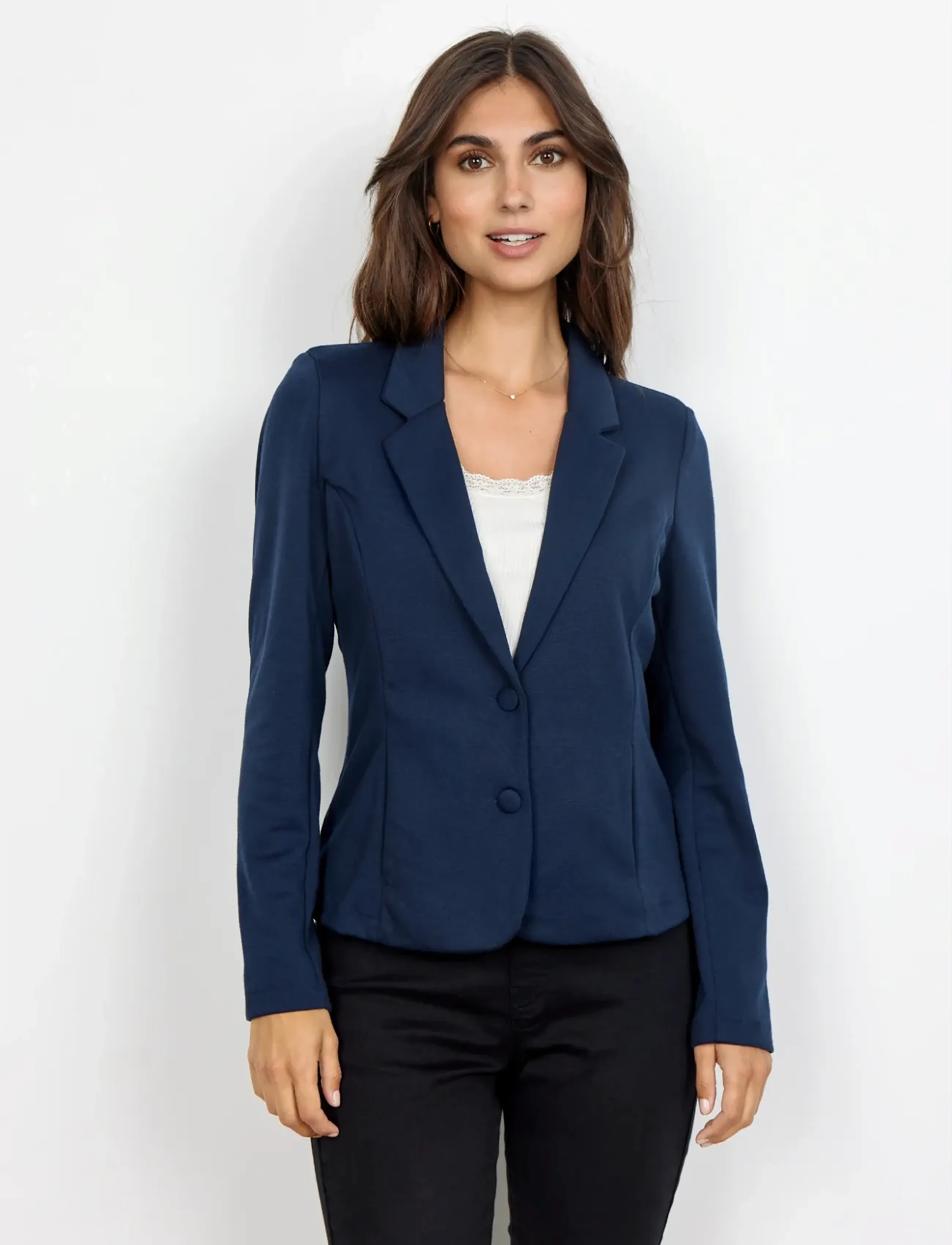 Soyaconcept Sc-Daniela, XS, Navy, Blazere > Enkeltradede Blazere, Dame
