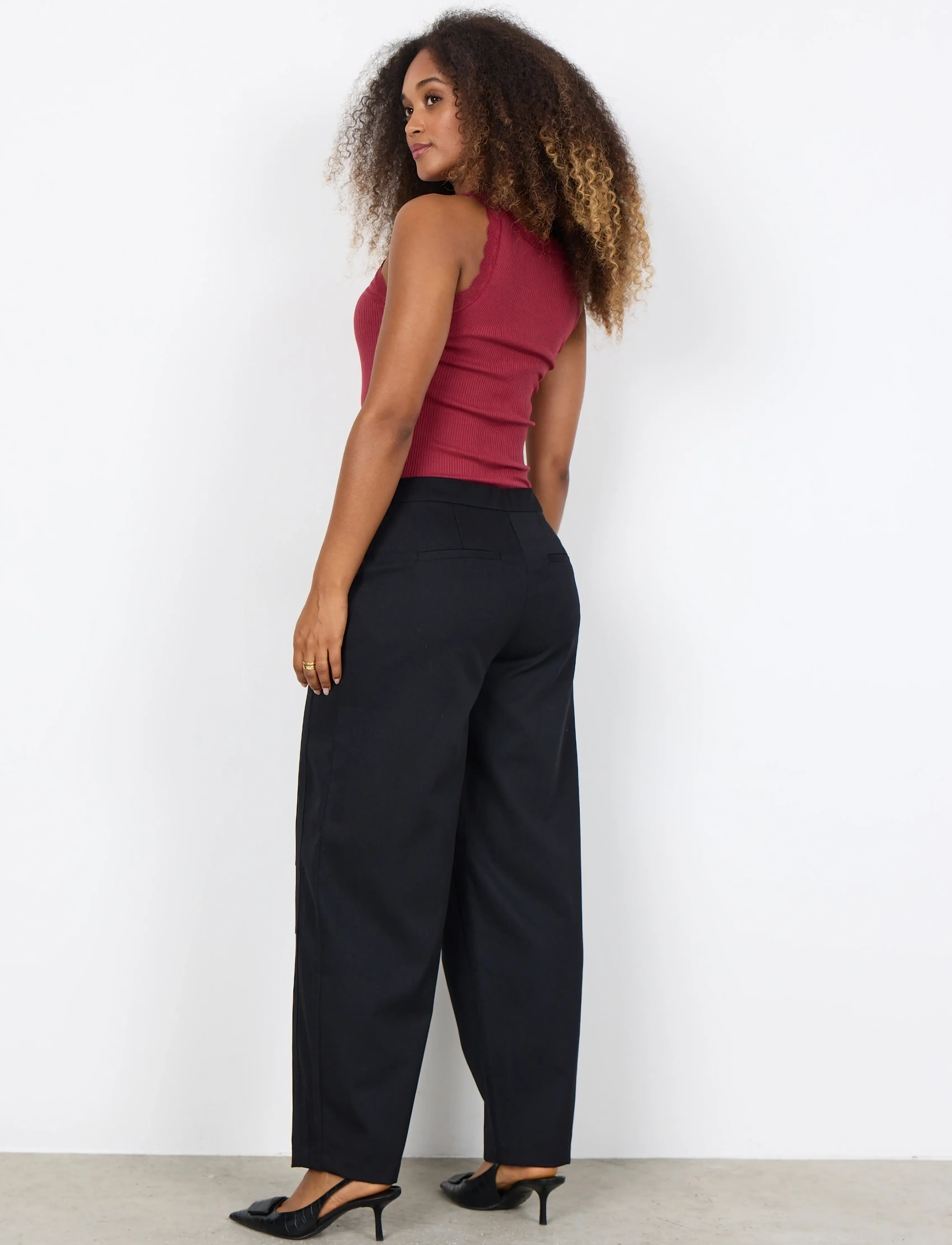 Soyaconcept - SC-SARONA - linnen - 4470 dk. red - 4