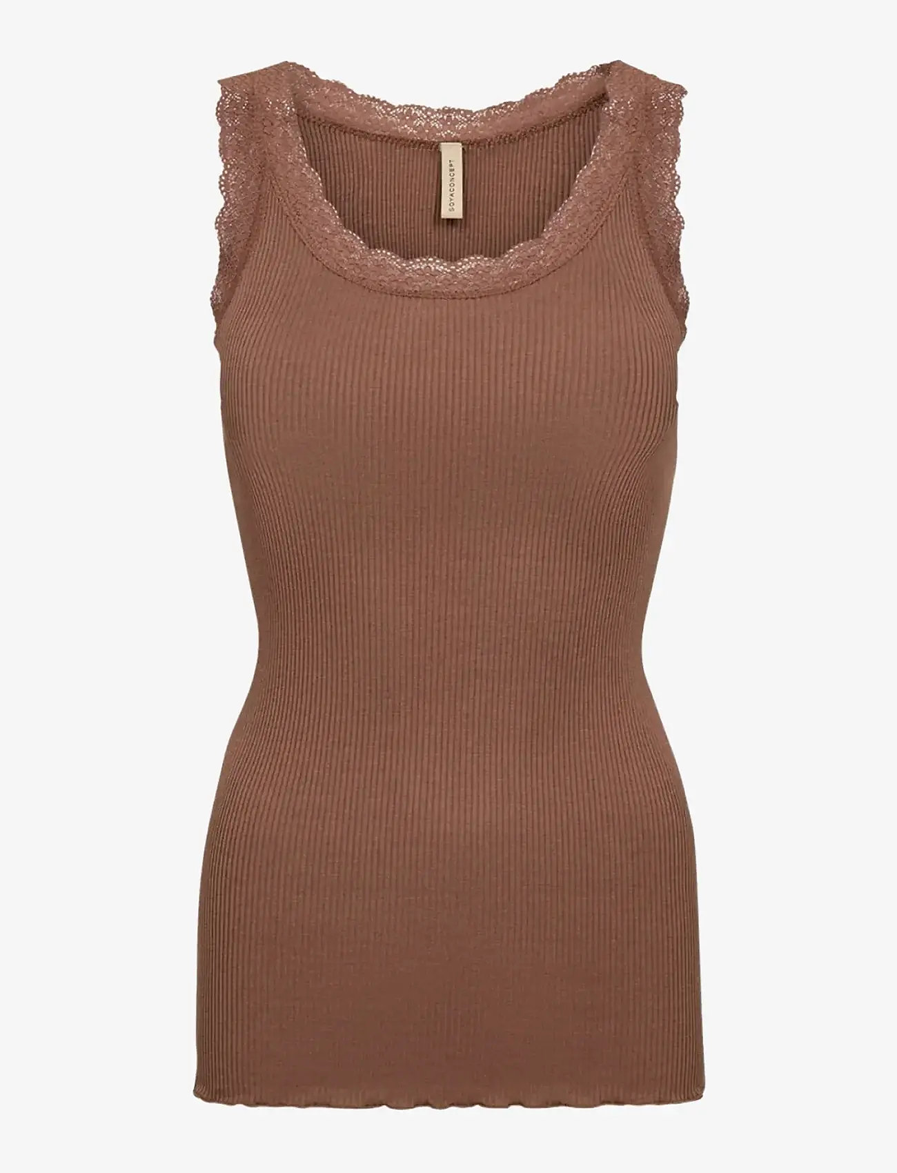 Soyaconcept - SC-SARONA - Ärmellose tops - 8710 toffee - 1