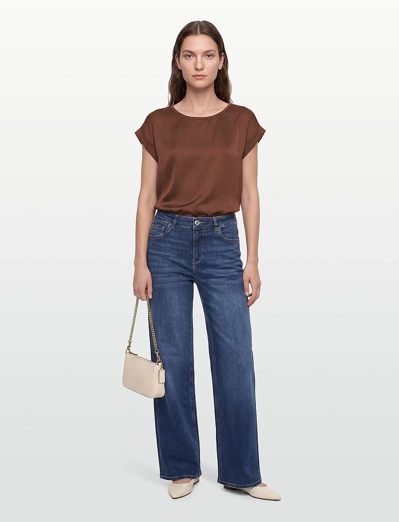 Soyaconcept - SC-THILDE - kurzämlige blusen - 8900 rocky road - 0