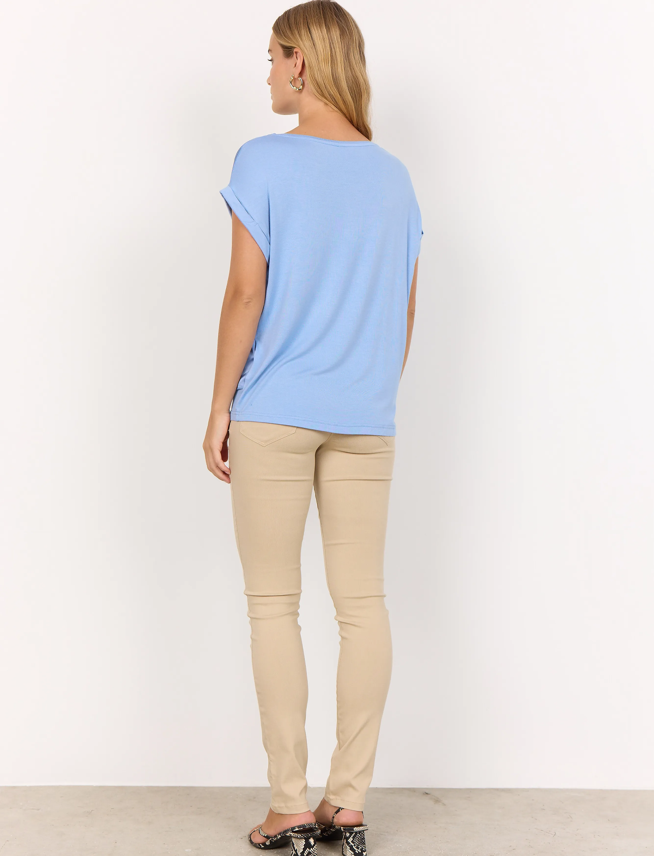 Soyaconcept - SC-THILDE - kortärmade blusar - air blue - 3