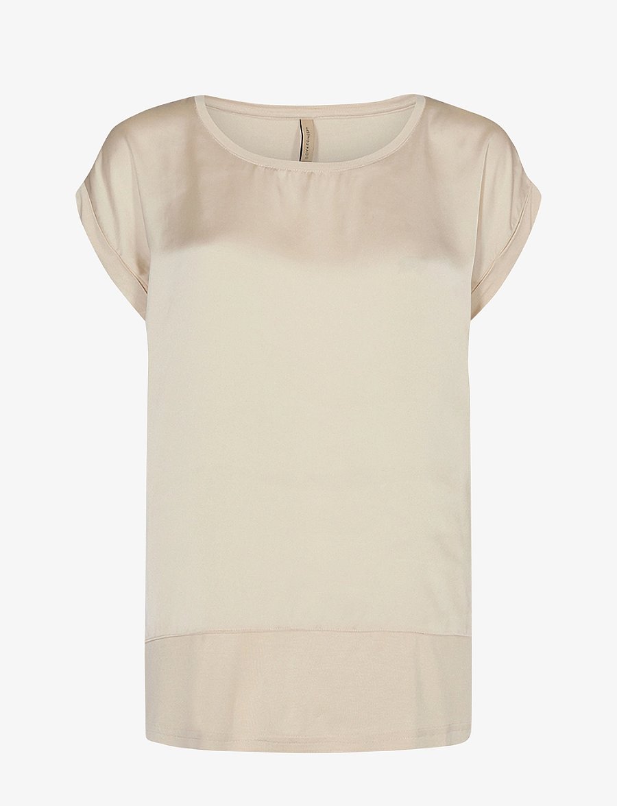 Soyaconcept - SC-THILDE - lühikeste varrukatega pluusid - cream - 1