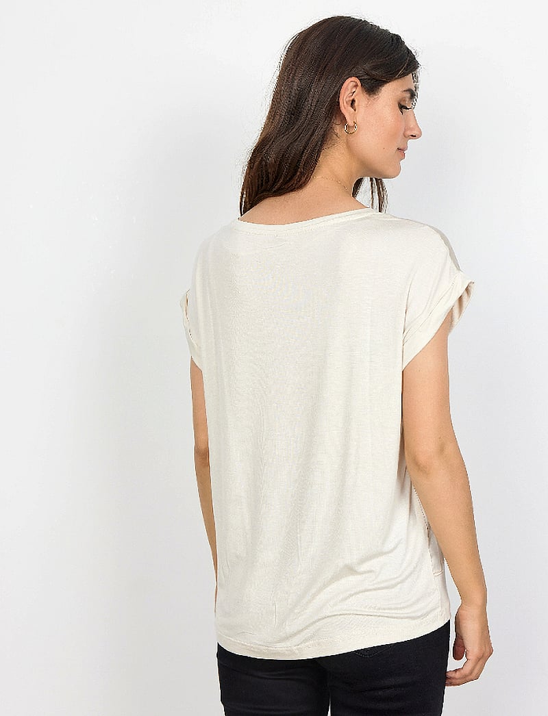 Soyaconcept - SC-THILDE - kurzämlige blusen - cream - 3