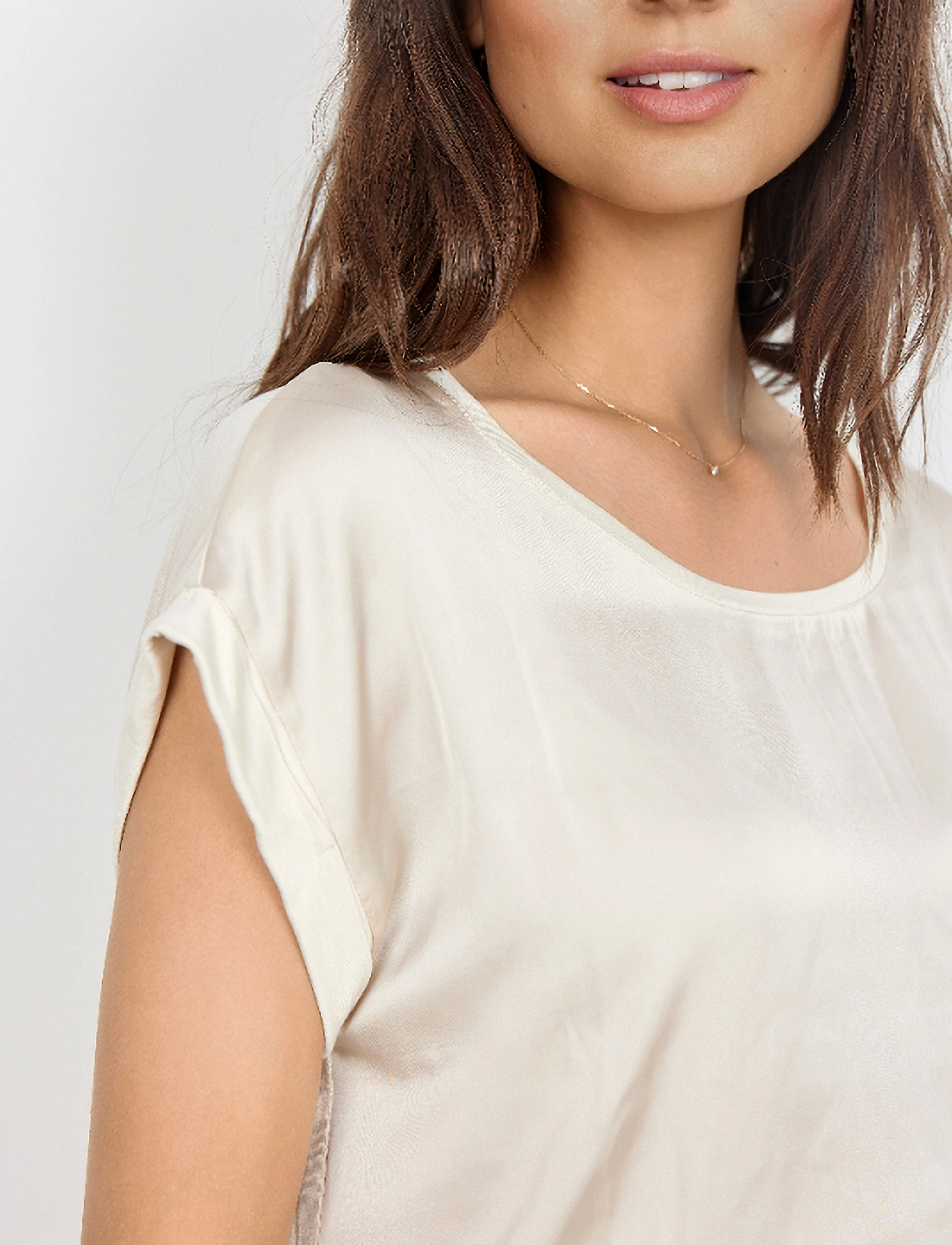 Soyaconcept - SC-THILDE - lühikeste varrukatega pluusid - cream - 5