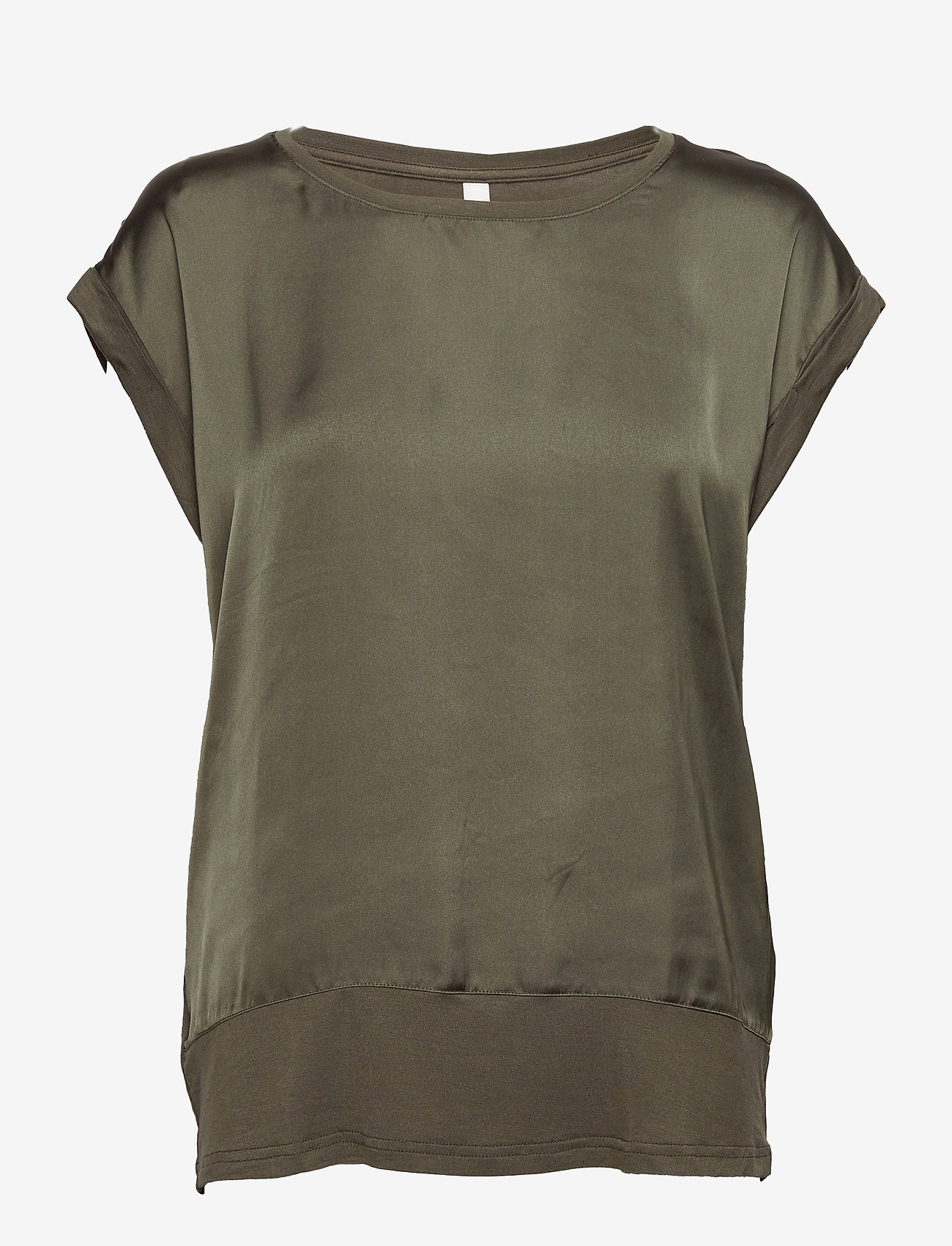 Soyaconcept - SC-THILDE - kortärmade blusar - dark army - 0