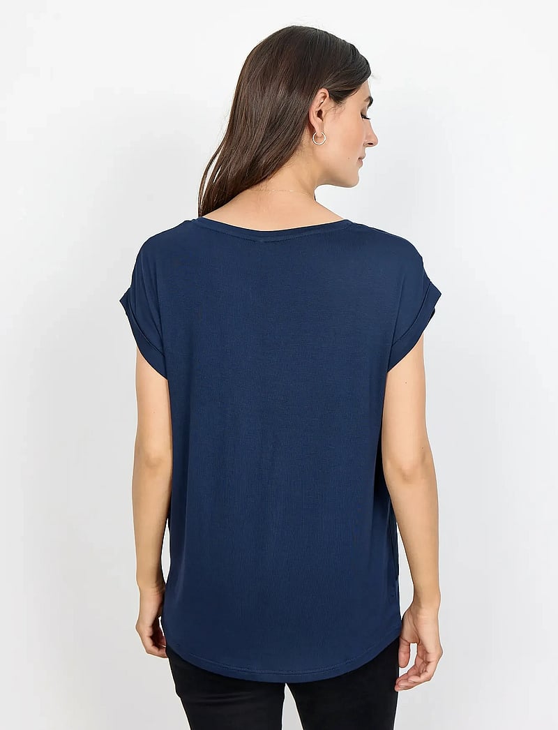 Soyaconcept - SC-THILDE - kortärmade blusar - navy - 3
